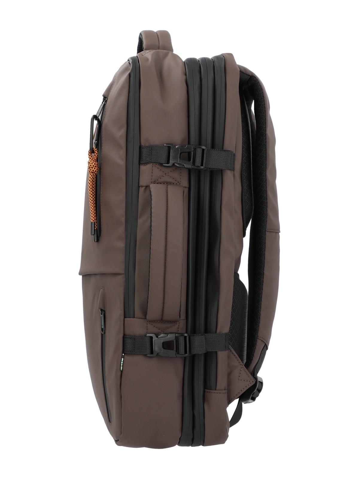Mochila Poliéster Unisex Wr Gant Ii Backb Café-3