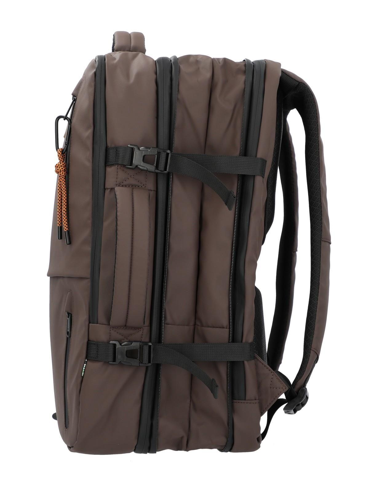 Mochila Poliéster Unisex Wr Gant Ii Backb Café-4