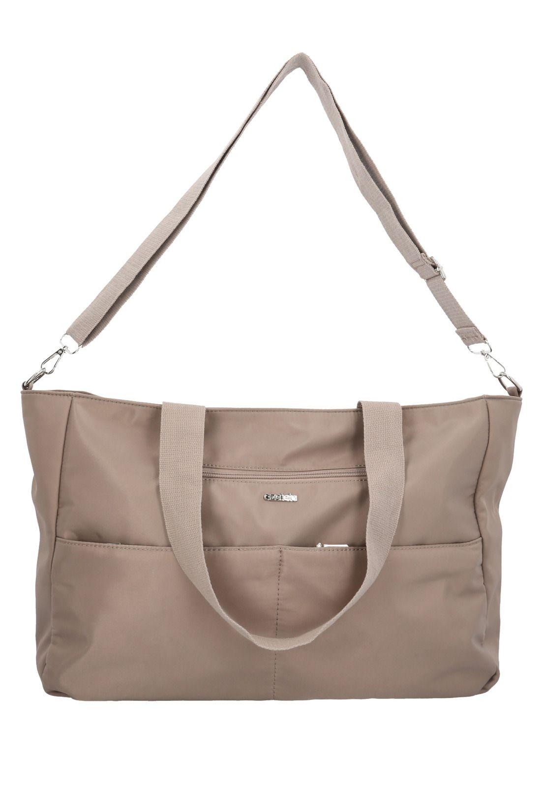 Cartera Taupe Dulce Tote Mujer-0