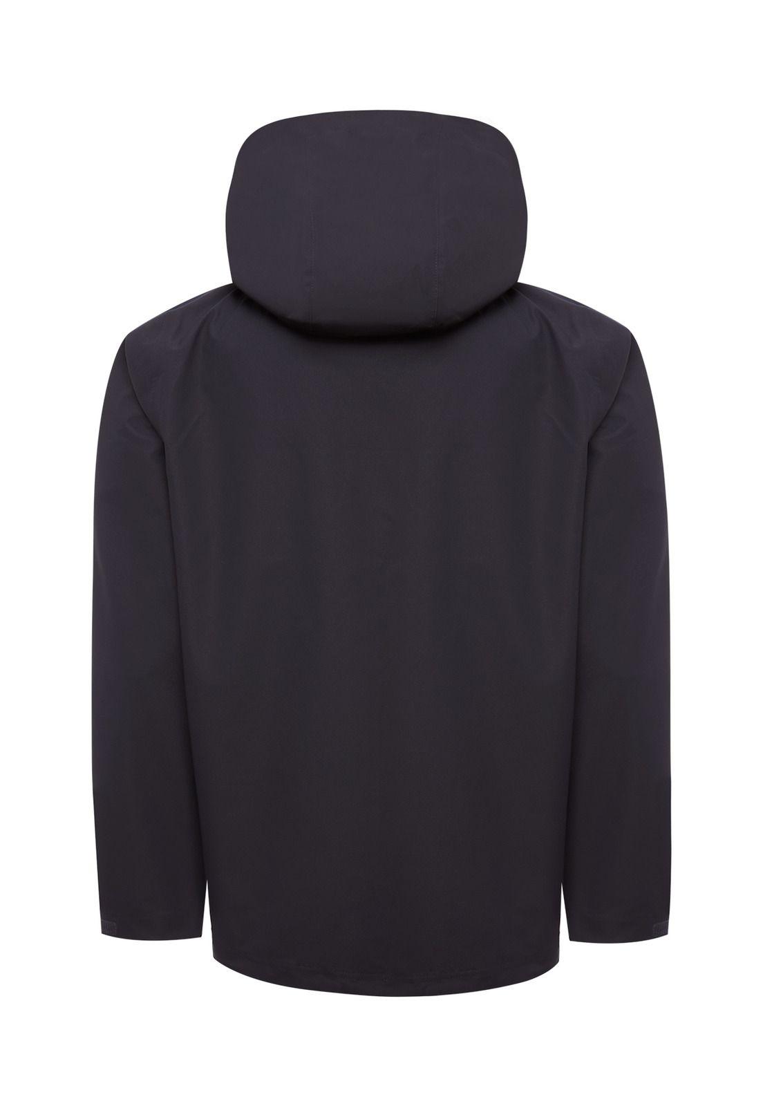 Impermeable Fibras Recicladas Hombre Rain Azul-1
