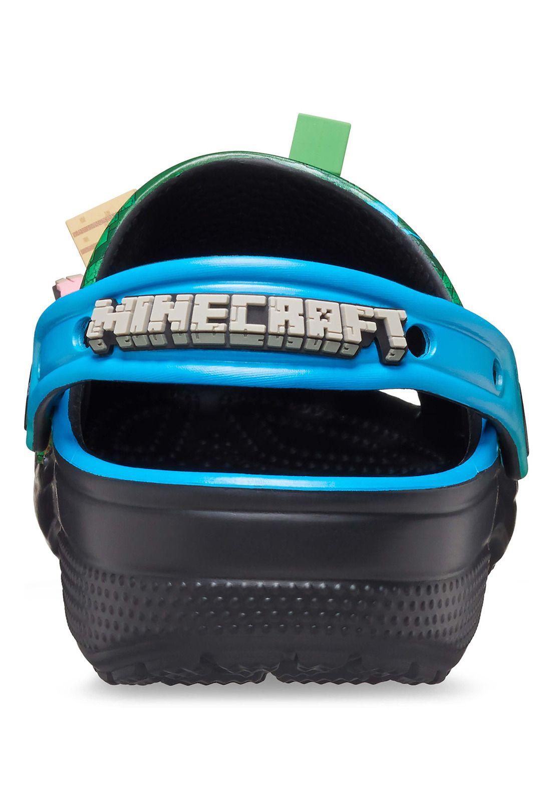 Zueco Crocs Hombre Minecraft Cls Clog Verde-7