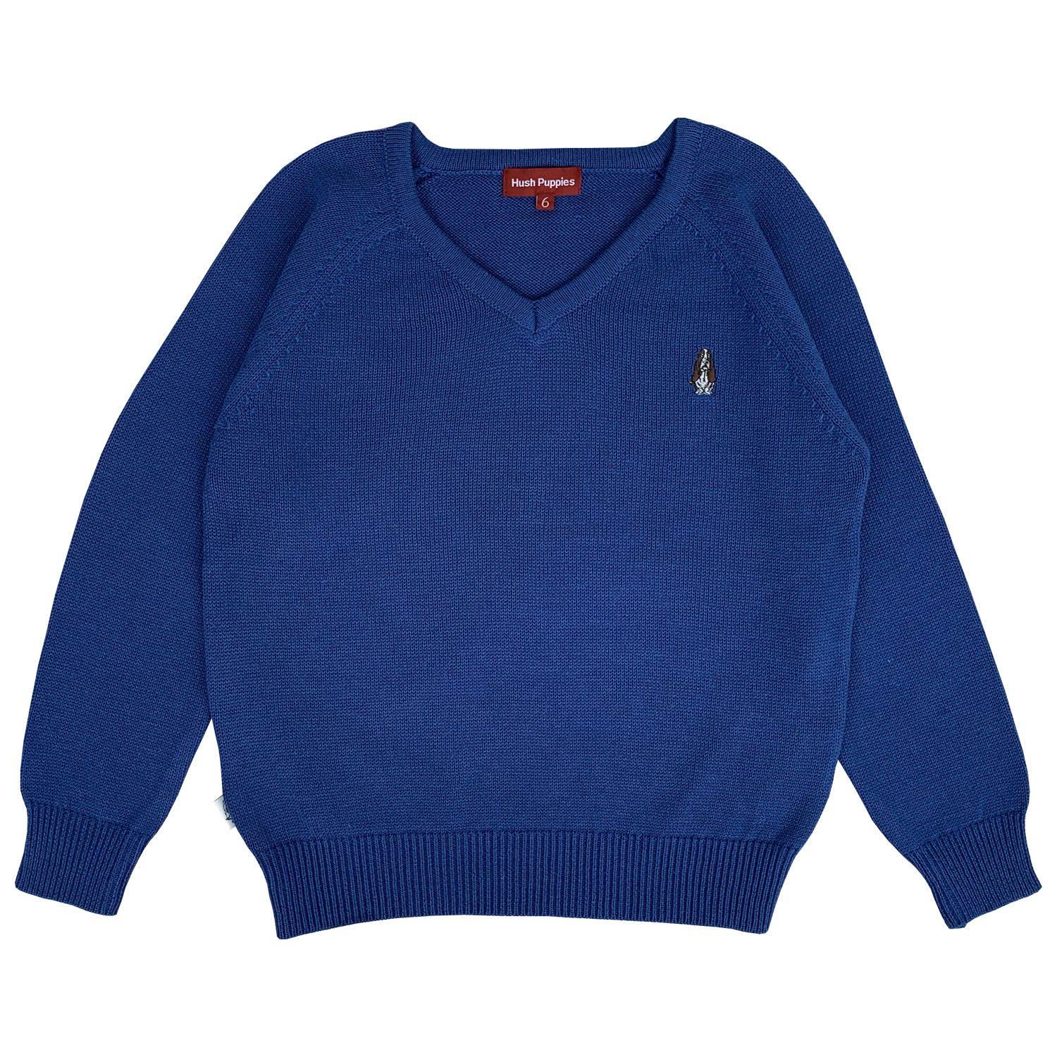 Sweater Soft Niño Algodón Azul-0