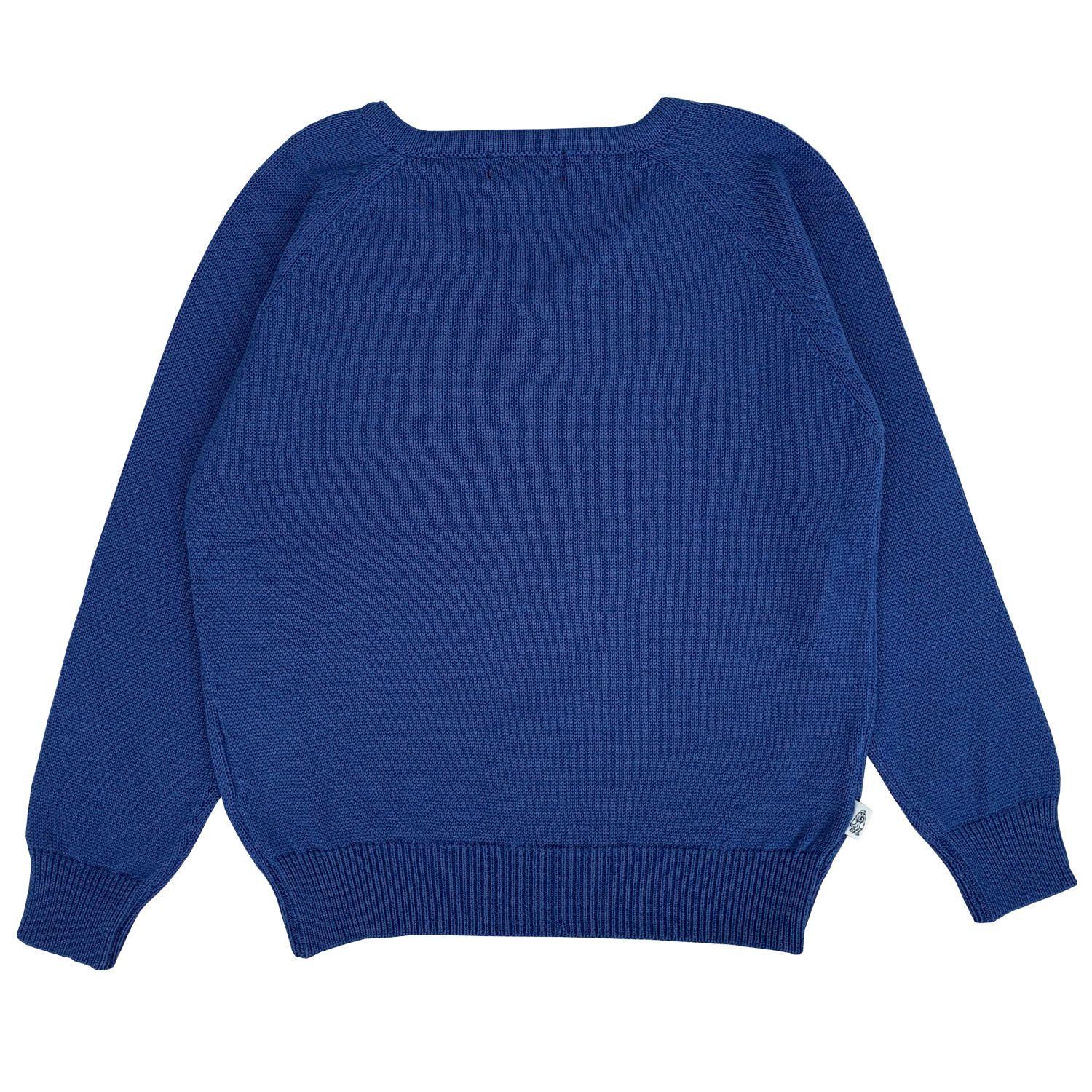 Sweater Soft Niño Algodón Azul-1