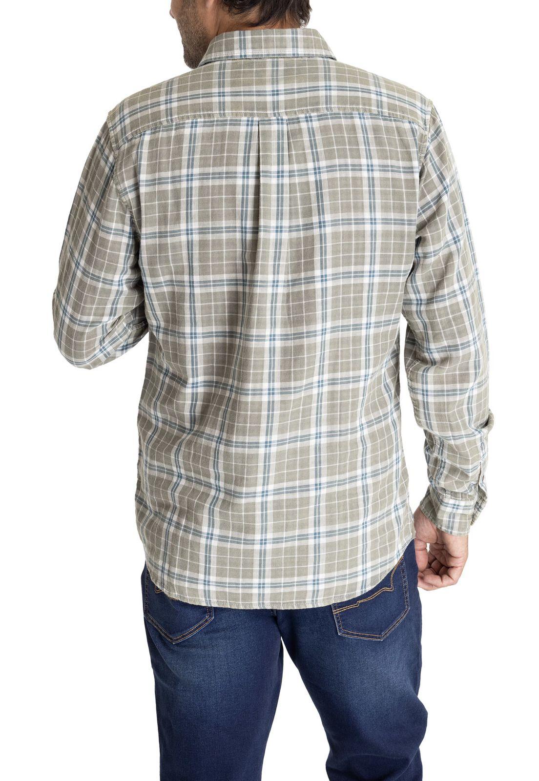 Camisa M/L Hombre Bradford Verde-5
