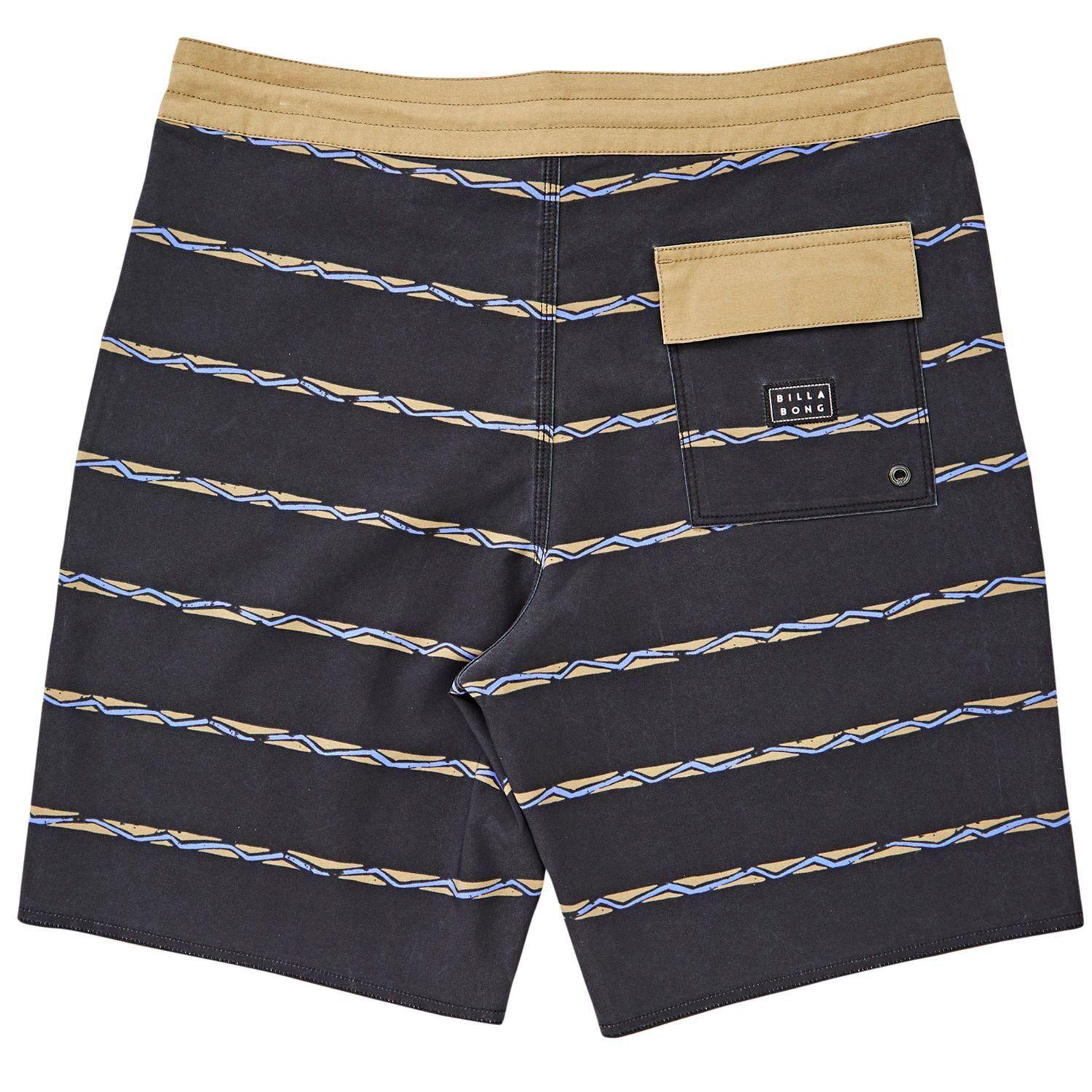 Traje De Baño Hombre Sundays Stripe Lt Negro-1