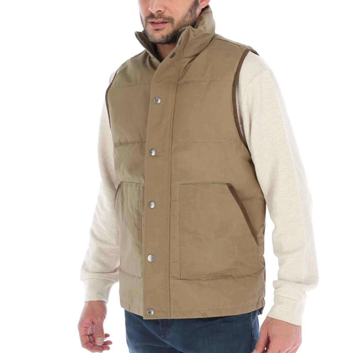 Parka Hombre Algodón Wax Café-0