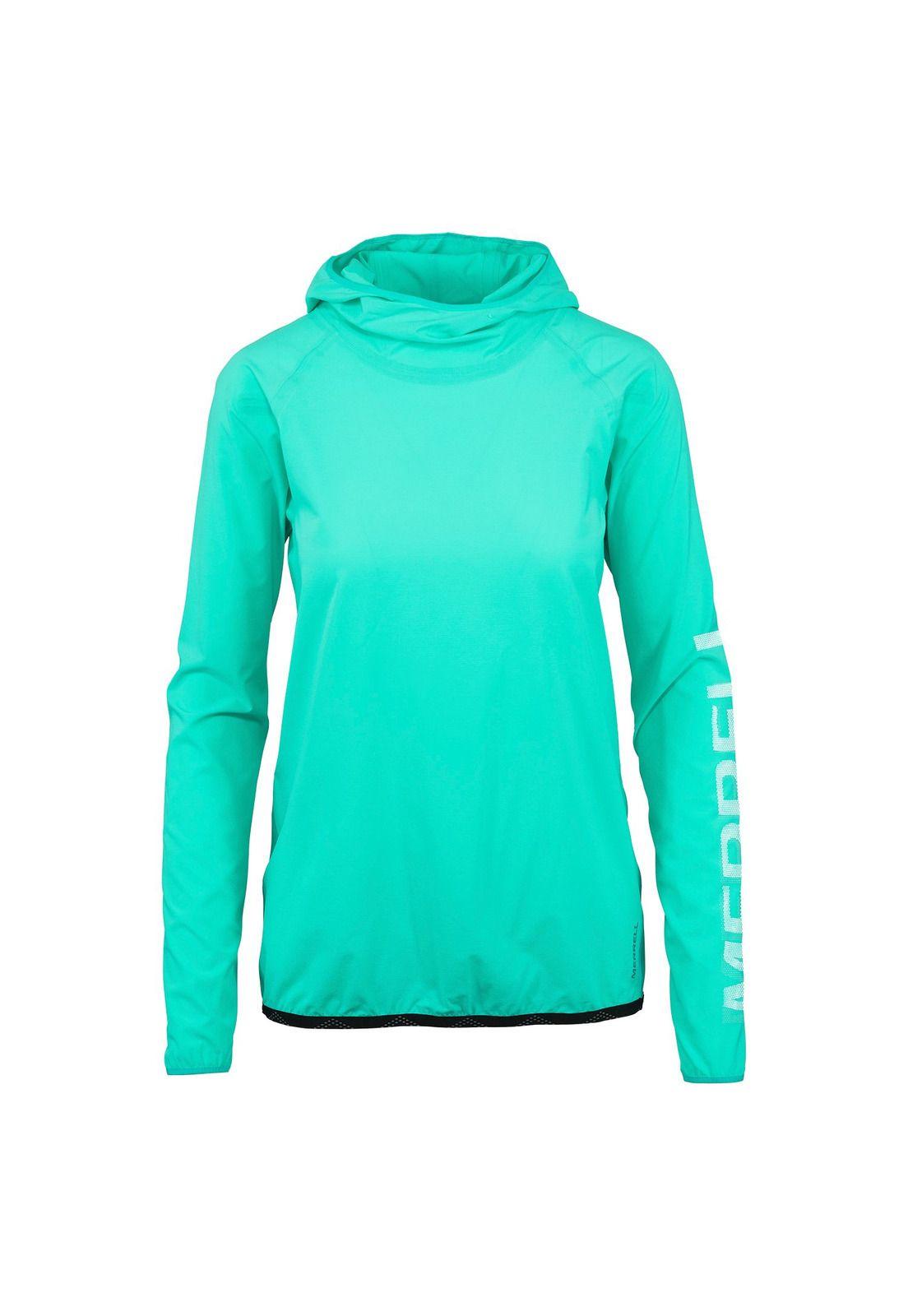 Cortaviento Mujer Hyperlite Pullover Esmeralda-0