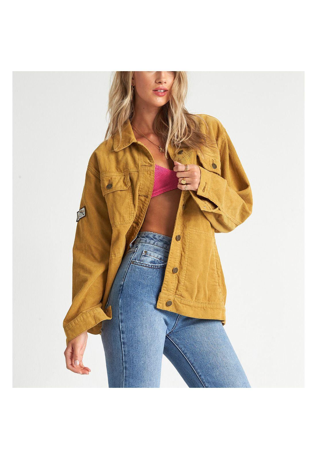 Chaqueta  Manup Mostaza Mujer-1