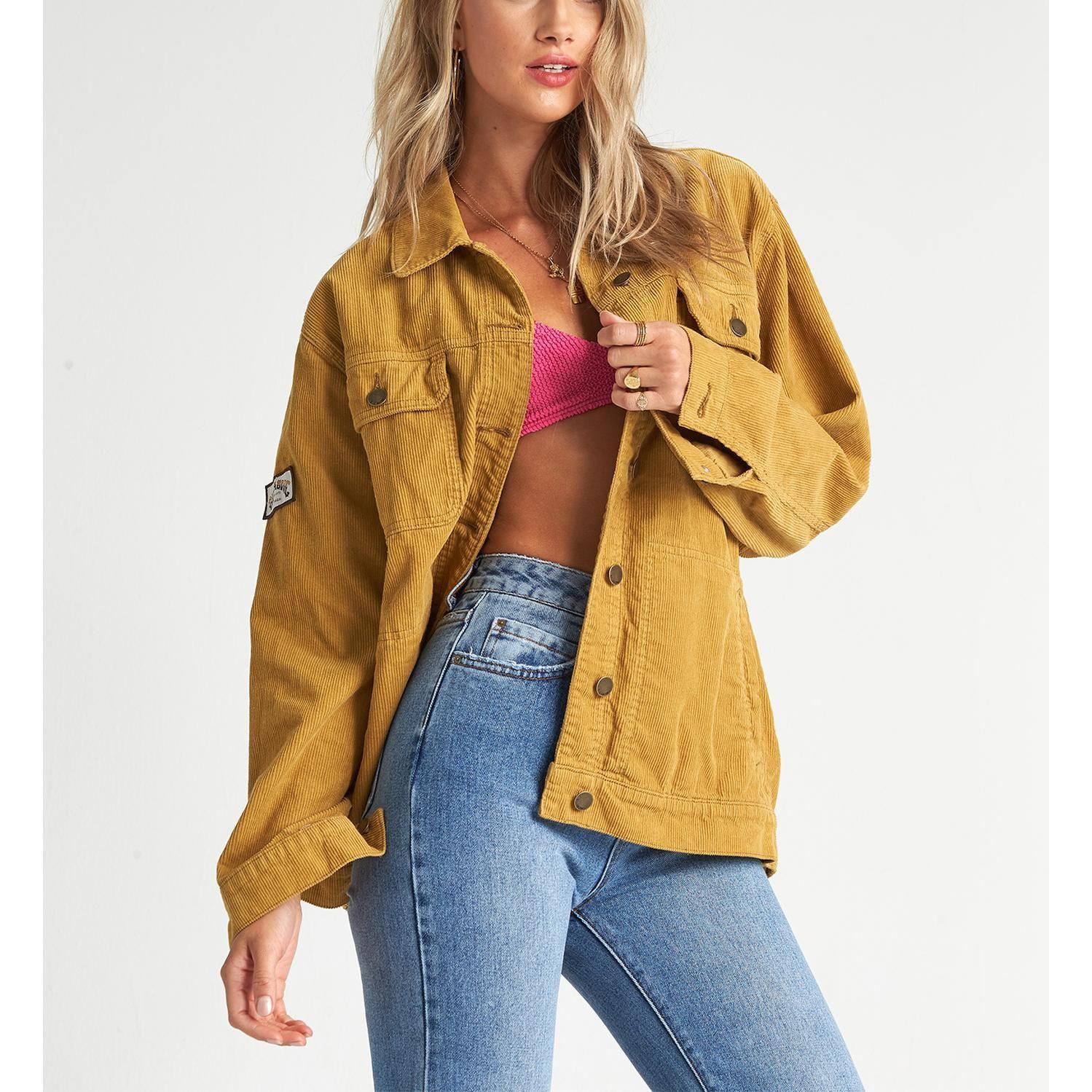 Chaqueta  Manup Mostaza Mujer-1