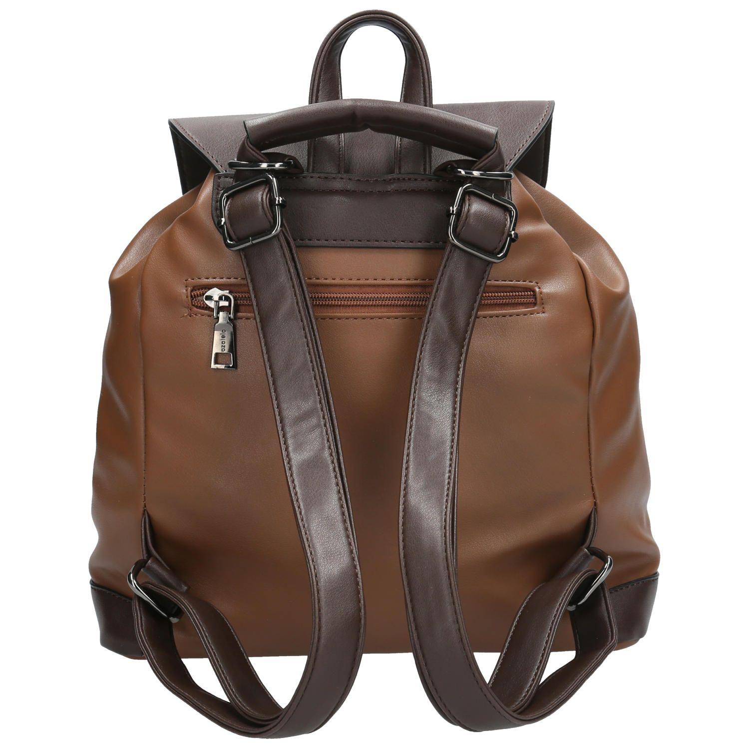 Mochila Convertible Mujer Leila Back Café-1