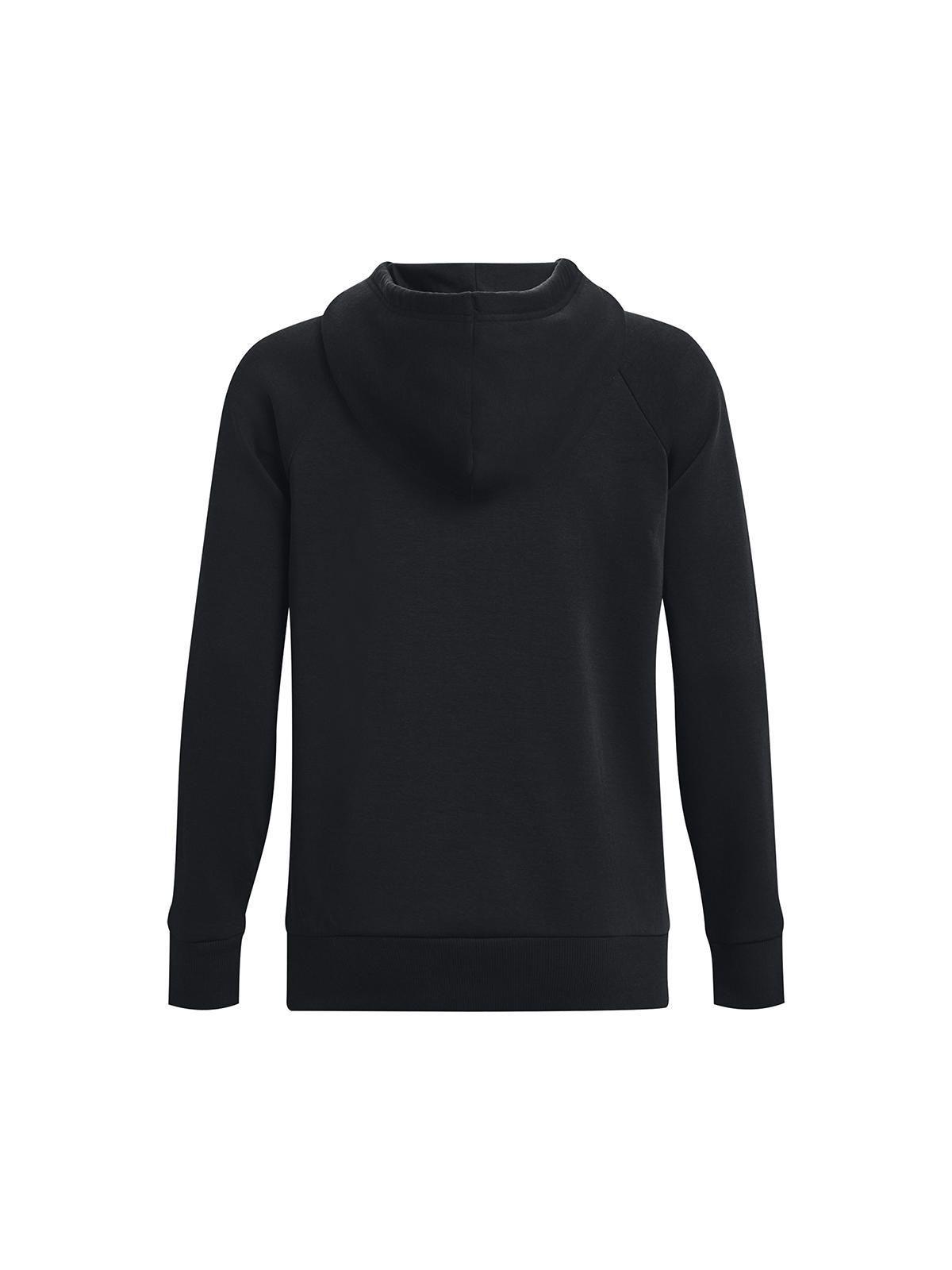 Polerón Big Logo UA Rival Negro para mujer-1