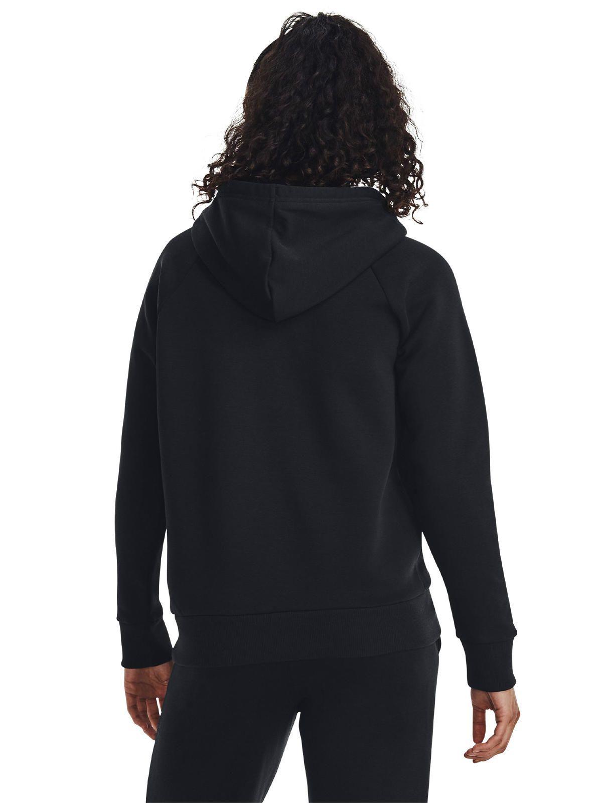 Polerón Big Logo UA Rival Negro para mujer-4