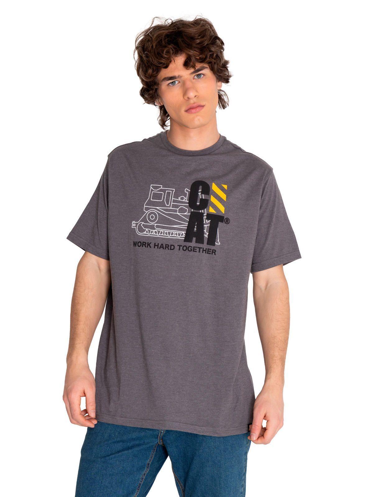 Polera Manga Corta Hombre Workwear Graphic3 Gris-0