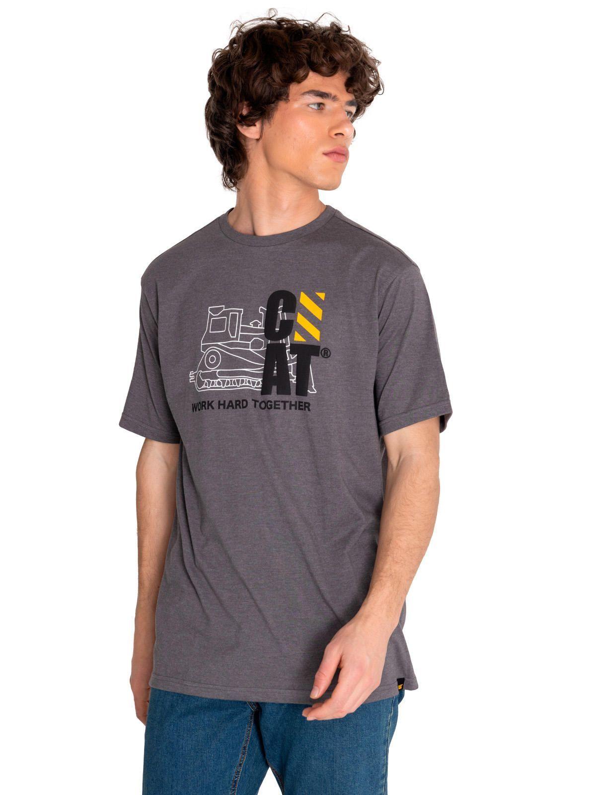 Polera Manga Corta Hombre Workwear Graphic3 Gris-1