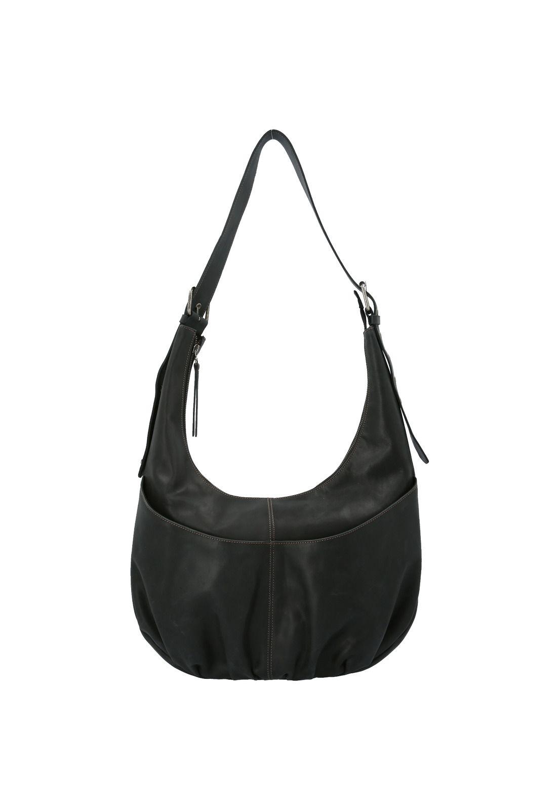 Cartera Cuero  Martina Hobo Negro-0