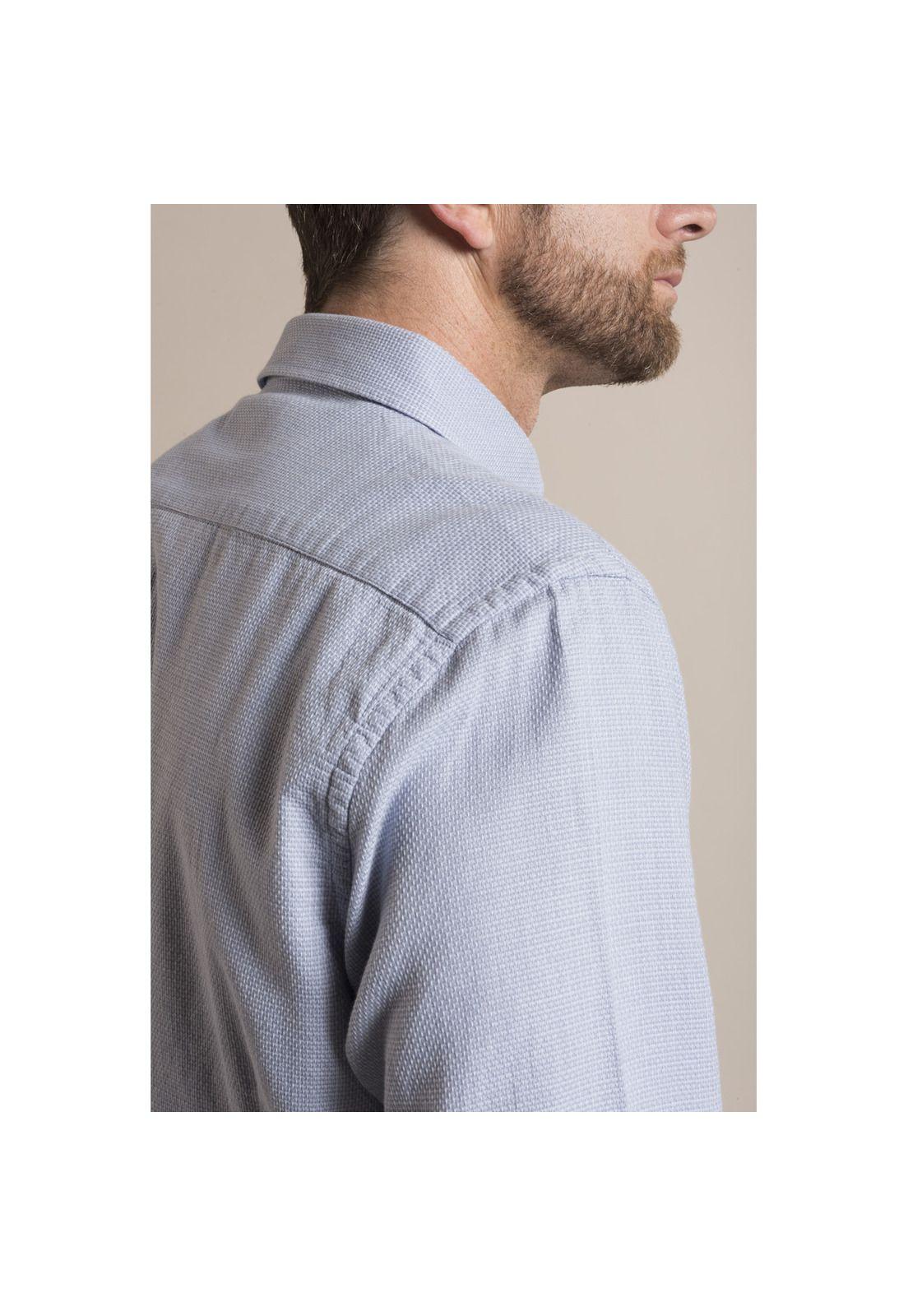 Camisa Texture Rockford Celeste-4