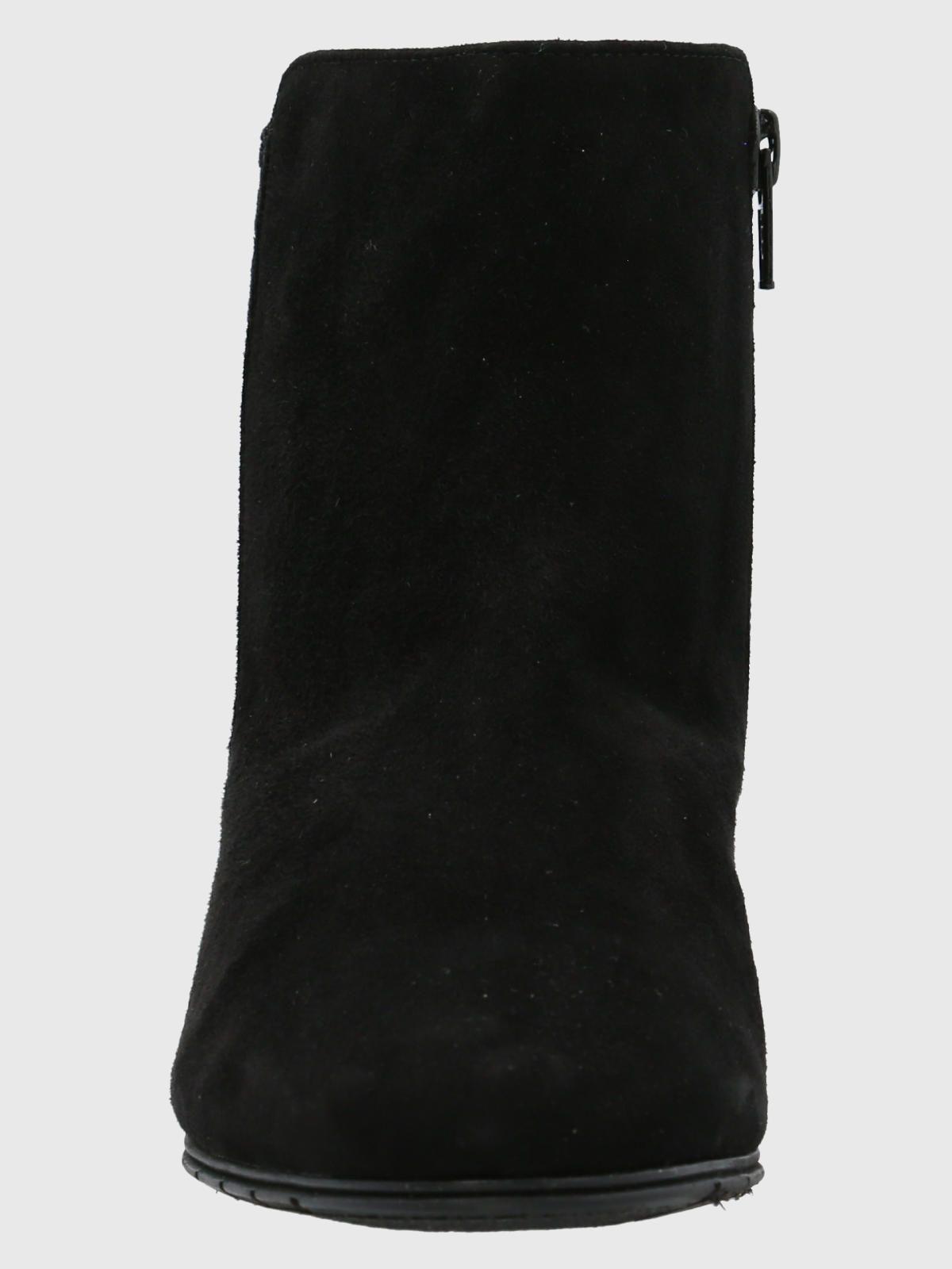 Botín Gamuza Mujer Renata Negro-3