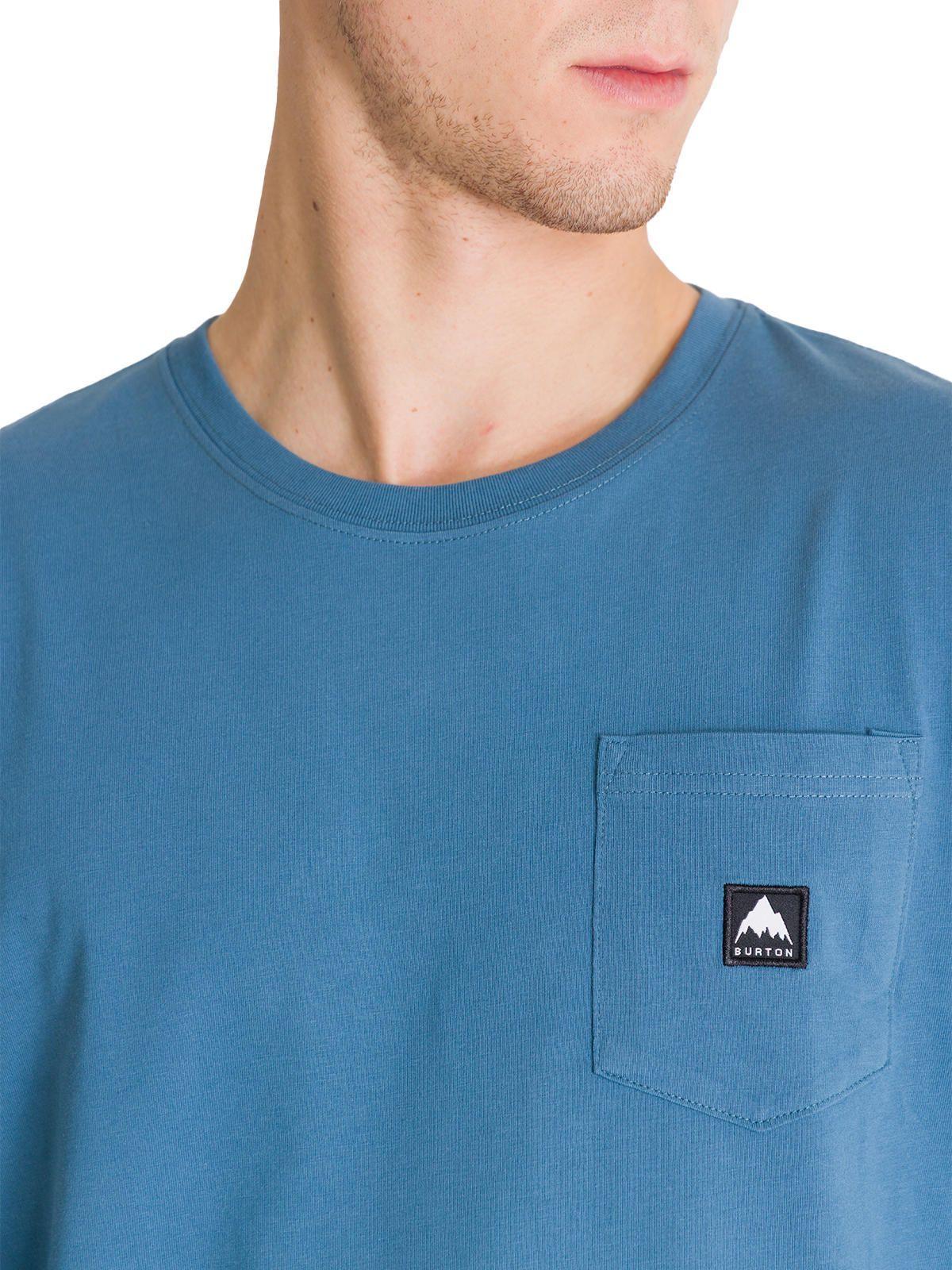 Polera Manga Larga Hombre Colfax Azul Burton-3
