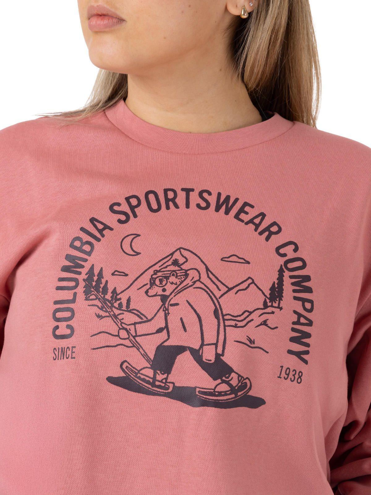 Polerón Mujer Ashcreek Crew Rosado-4