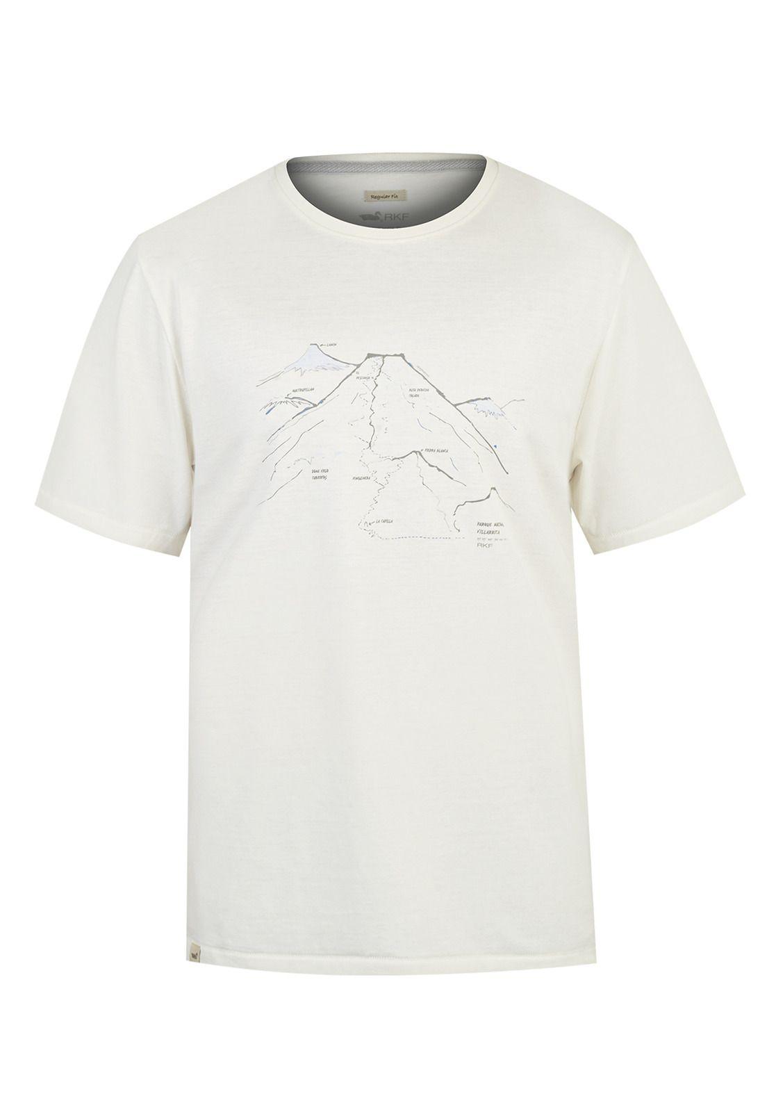 Polera Fibras Recicladas Hombre Places Blanco-0
