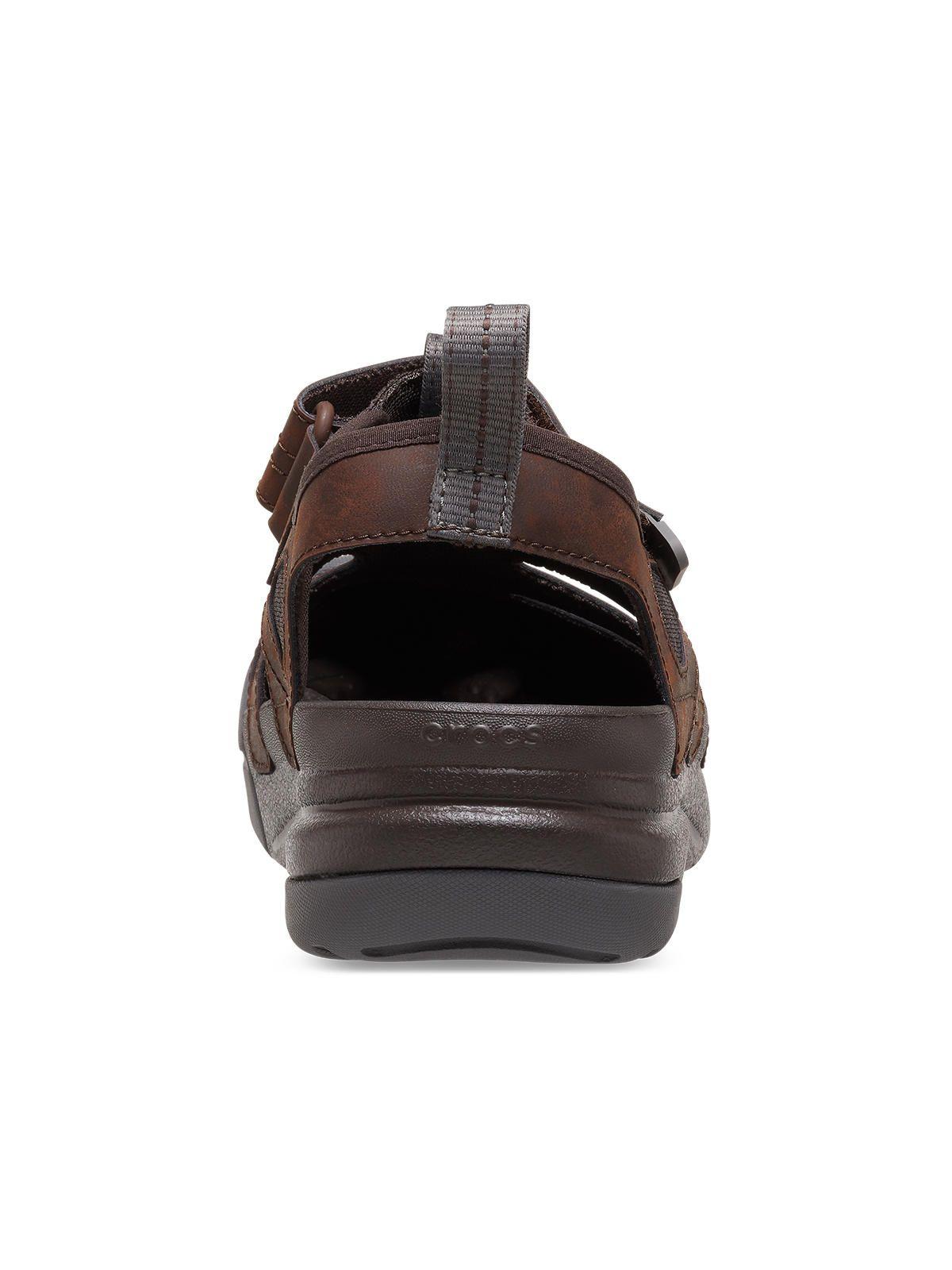 Sandalia Crocs Hombre Yukon Fisherman Café-7