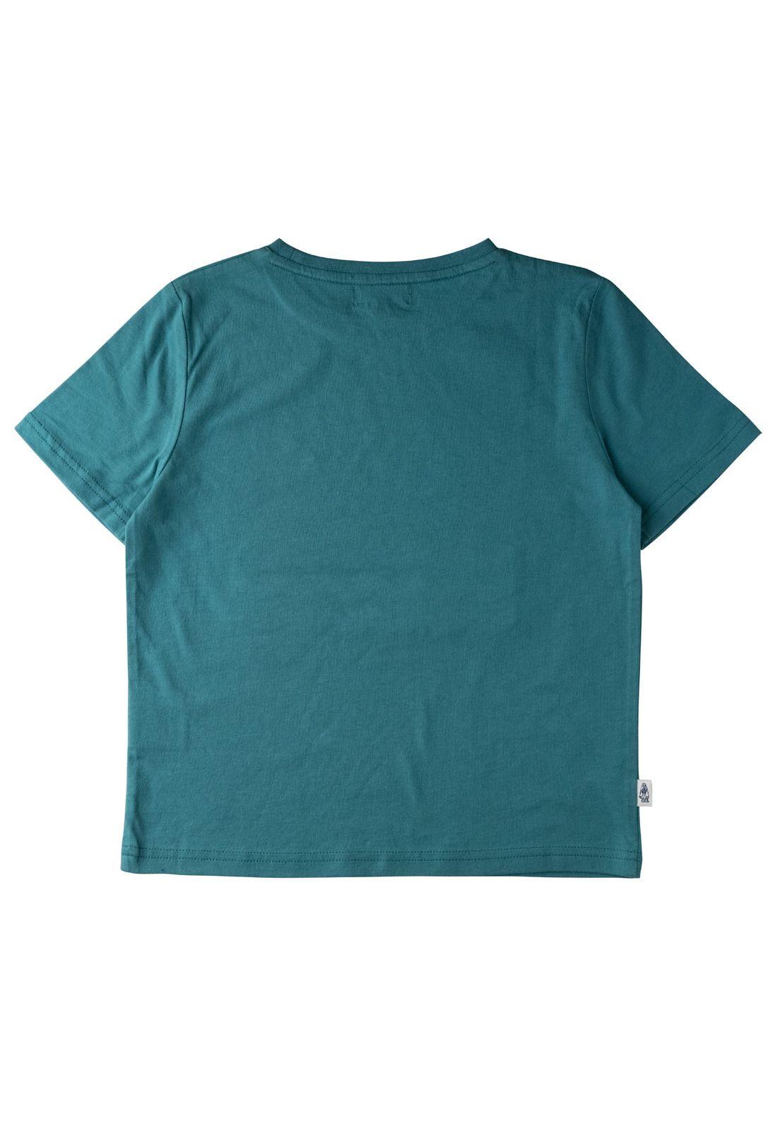 Polera Sail Niño Algodón Verde-1