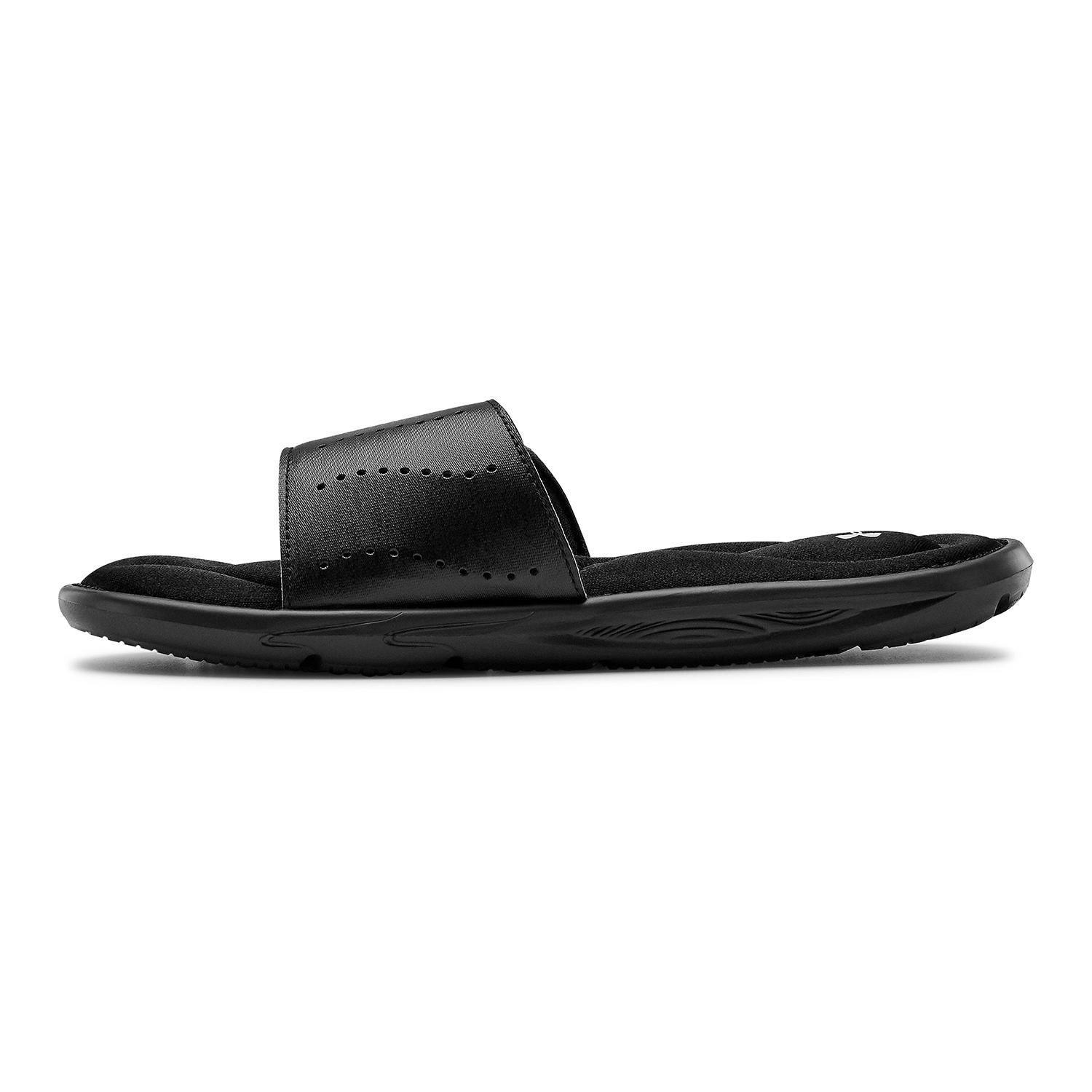 Sandalias UA Ignite IX para mujer Negro-1