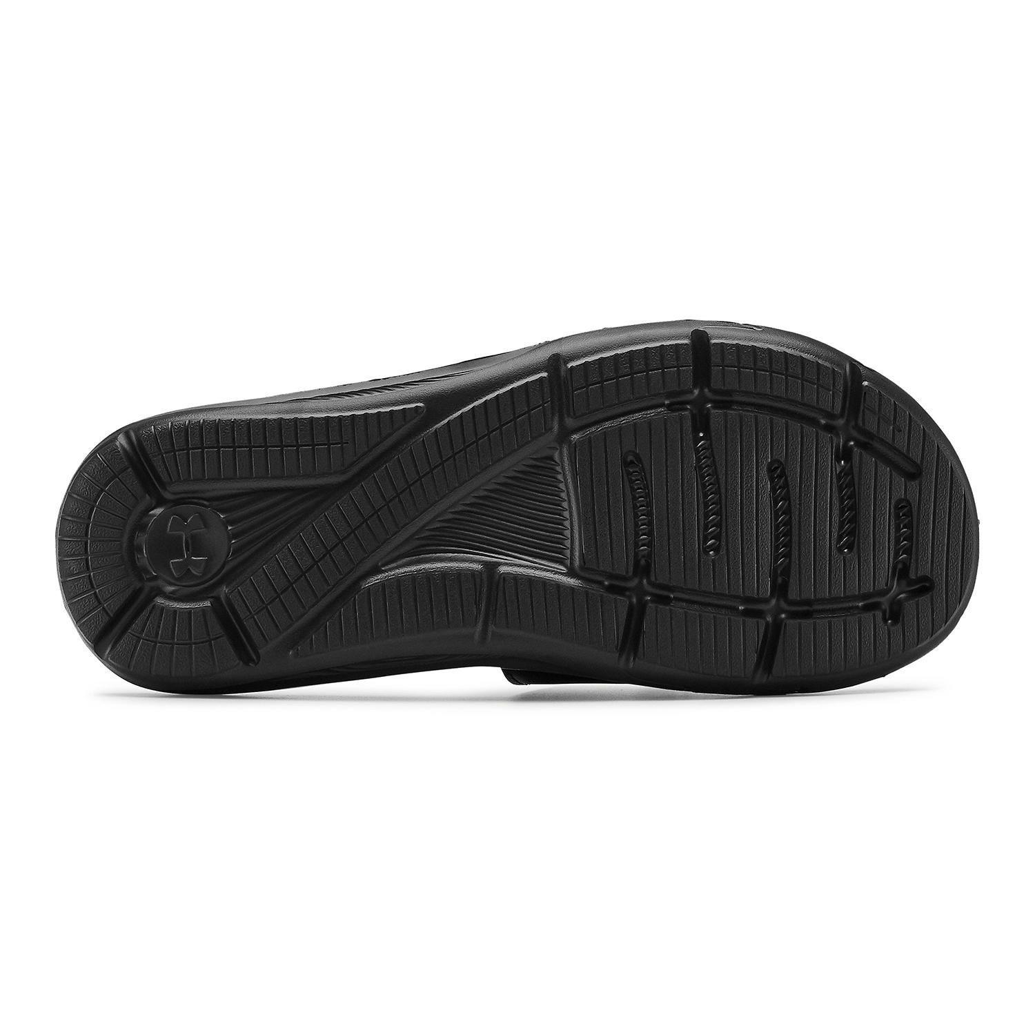 Sandalias UA Ignite IX para mujer Negro-3