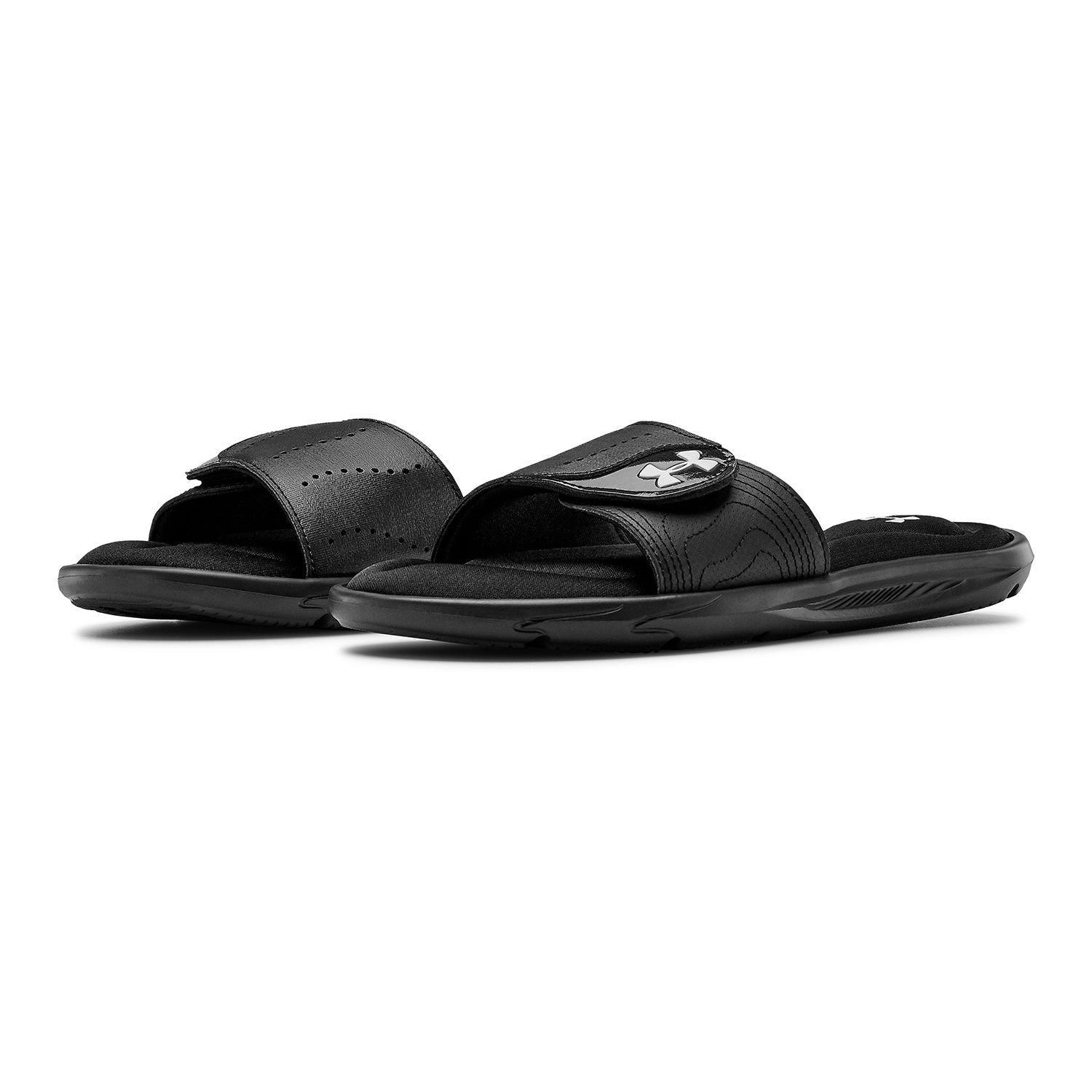 Sandalias UA Ignite IX para mujer Negro-5