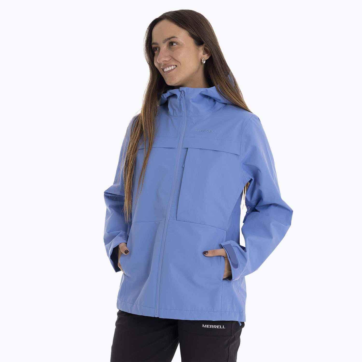 Impermeable Mujer Minnesota Gris azulado Merrell-1