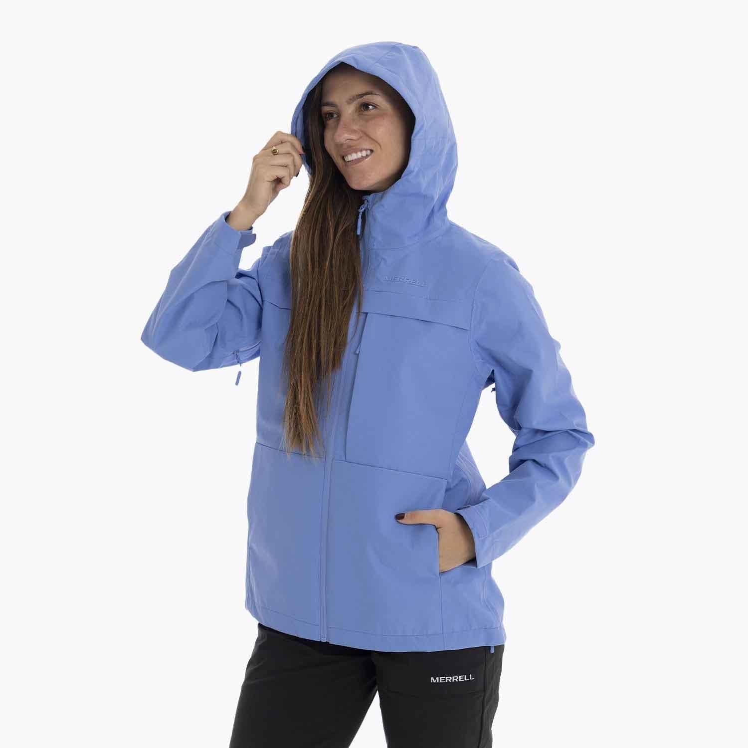 Impermeable Mujer Minnesota Gris azulado Merrell-4