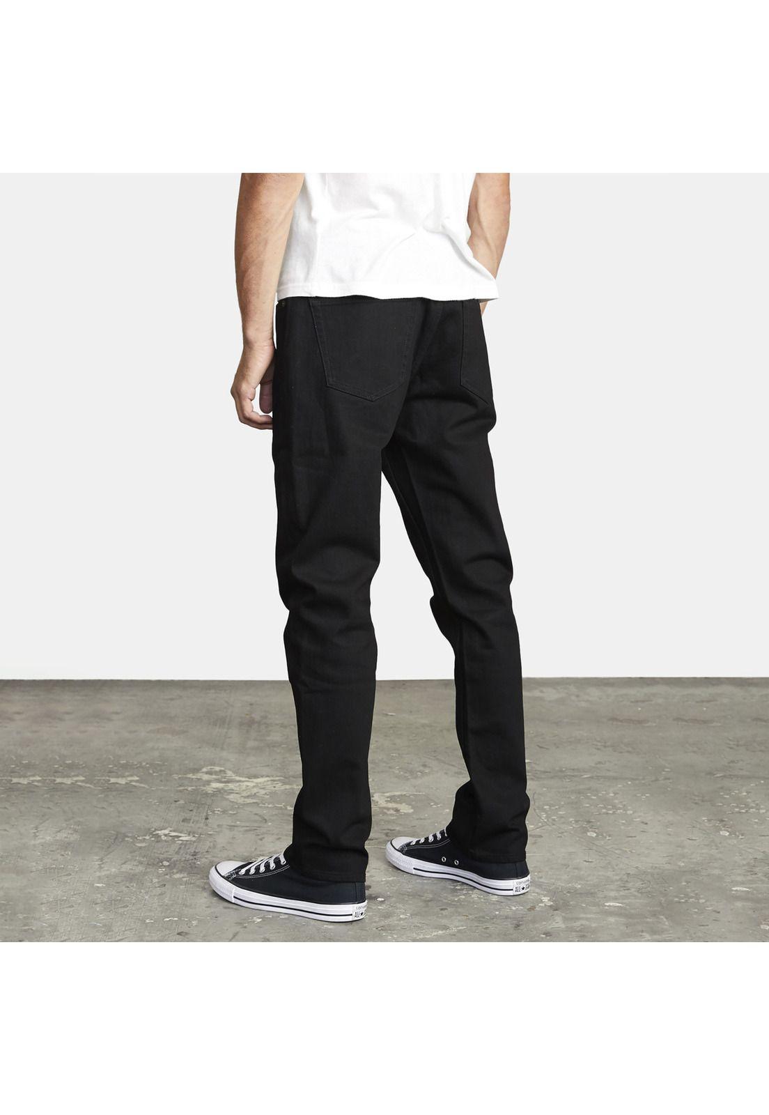 Jeans Hombre Daggers Denim M Pant Negro-4