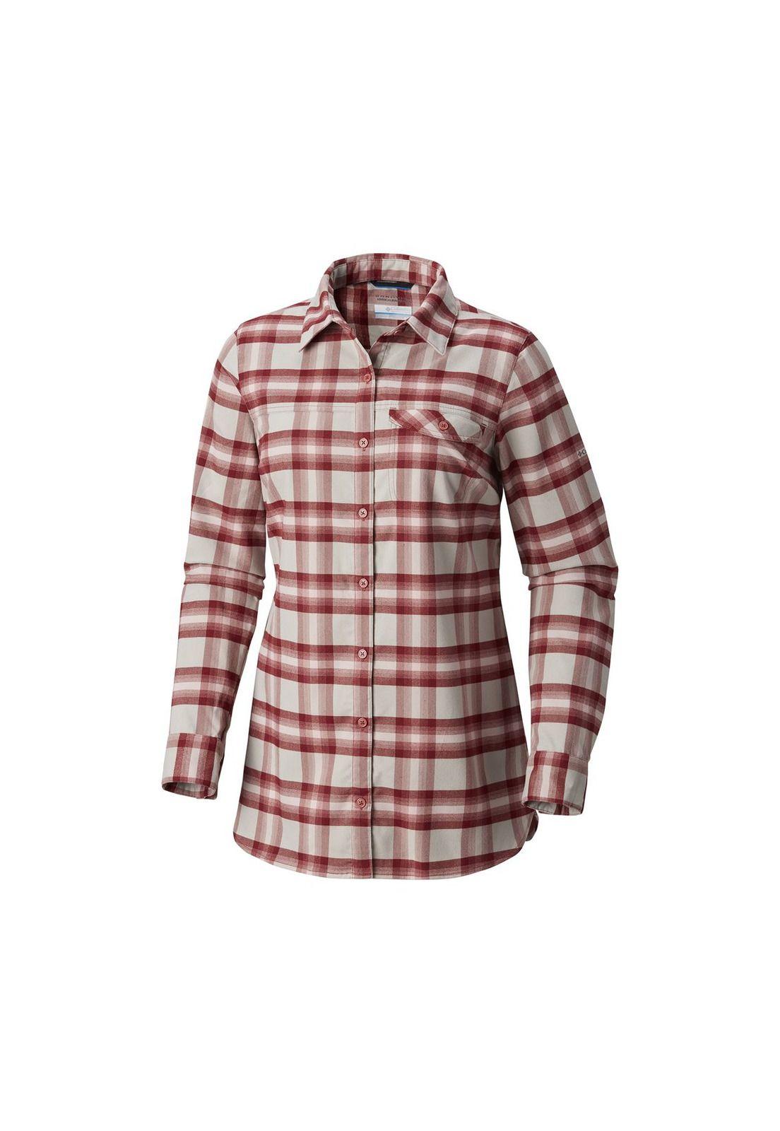 Blusa M/L Silver Flannel Tunic Burdeo-0