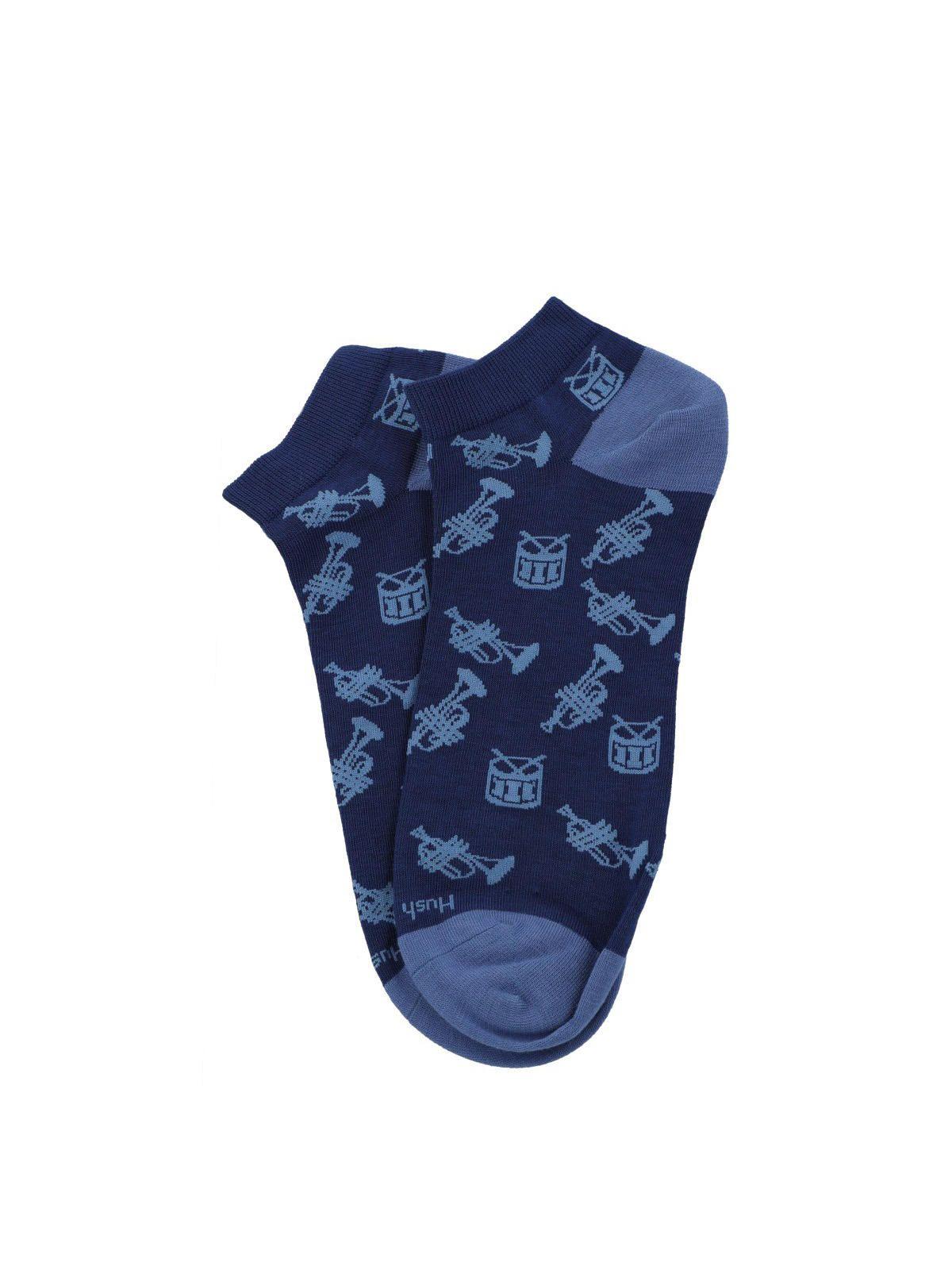 Calcetín Algodón Hombre Ped Music Azul-2