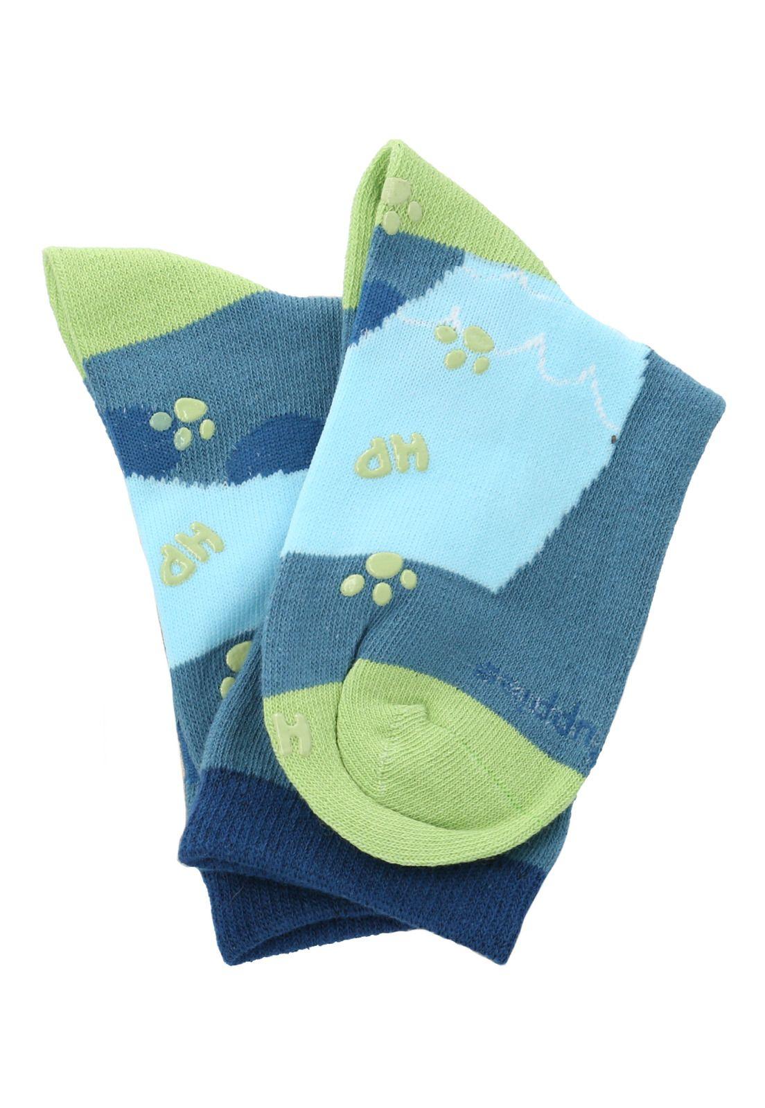 Calcetín Algodón Niño C Big Dino Azul-2