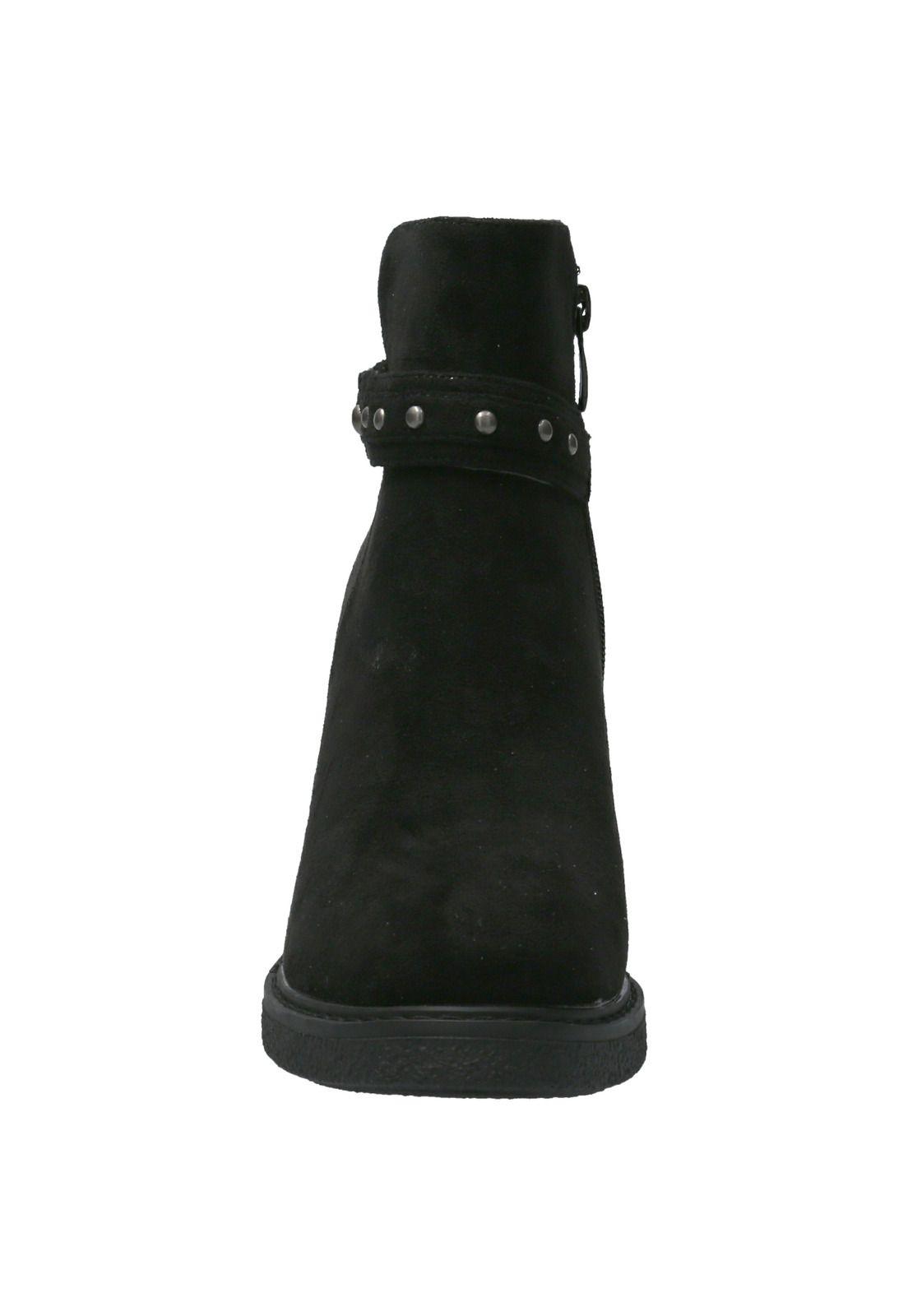 Botín Mujer Glenister Negro-2