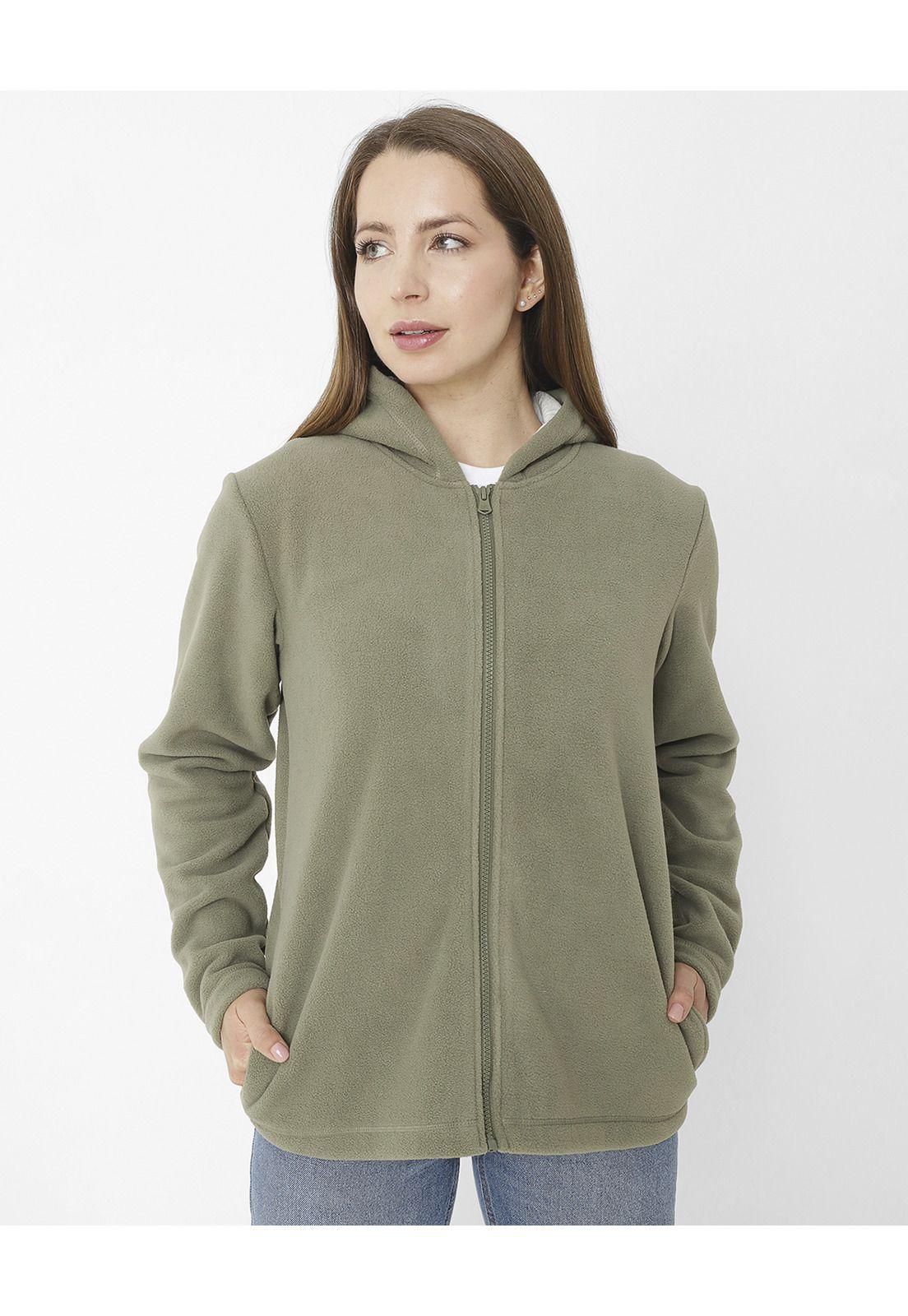 Polar W Full Zip Polar Fle Gris Mujer-0