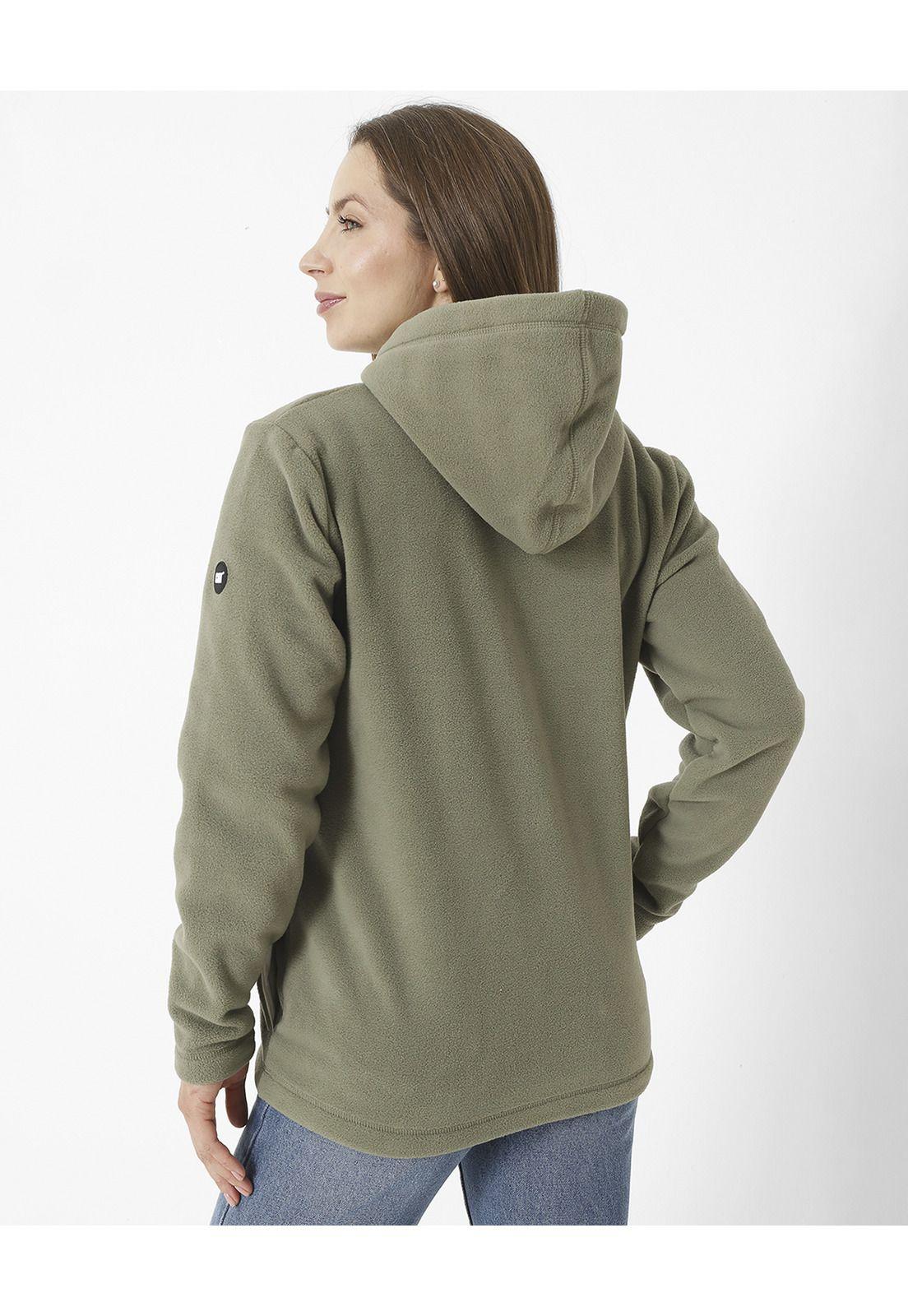 Polar W Full Zip Polar Fle Gris Mujer-1