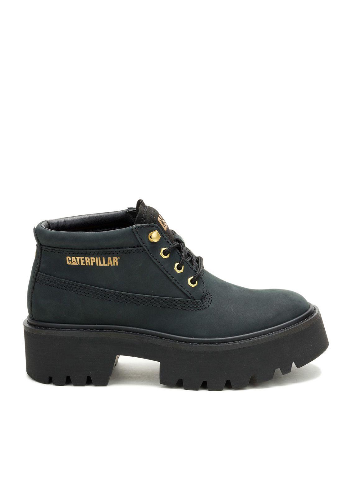 Botín Colorado Max Chukka Mujer Negro-1