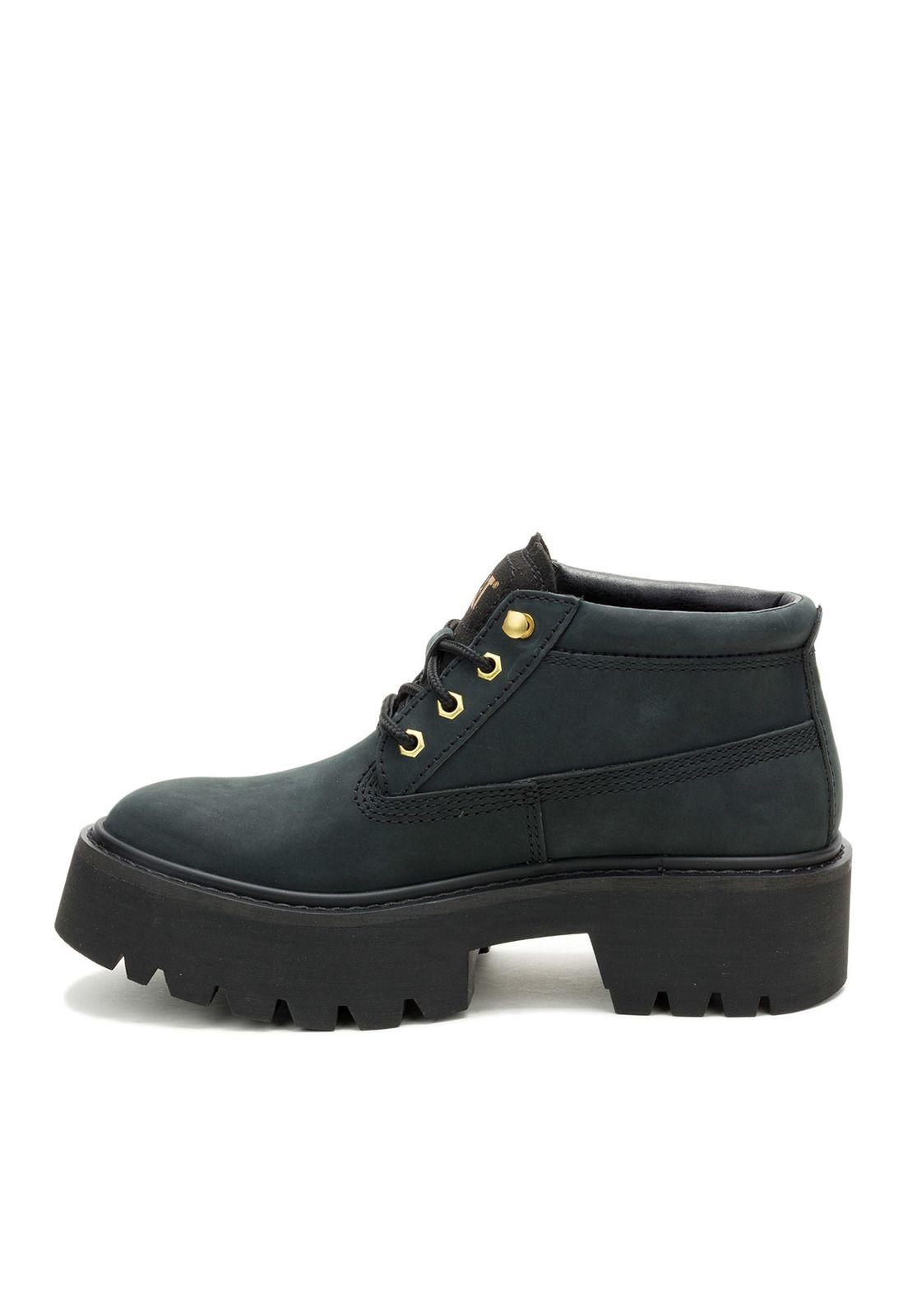Botín Colorado Max Chukka Mujer Negro-3