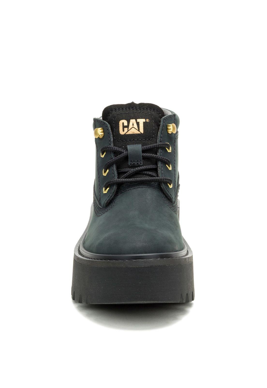 Botín Colorado Max Chukka Mujer Negro-4
