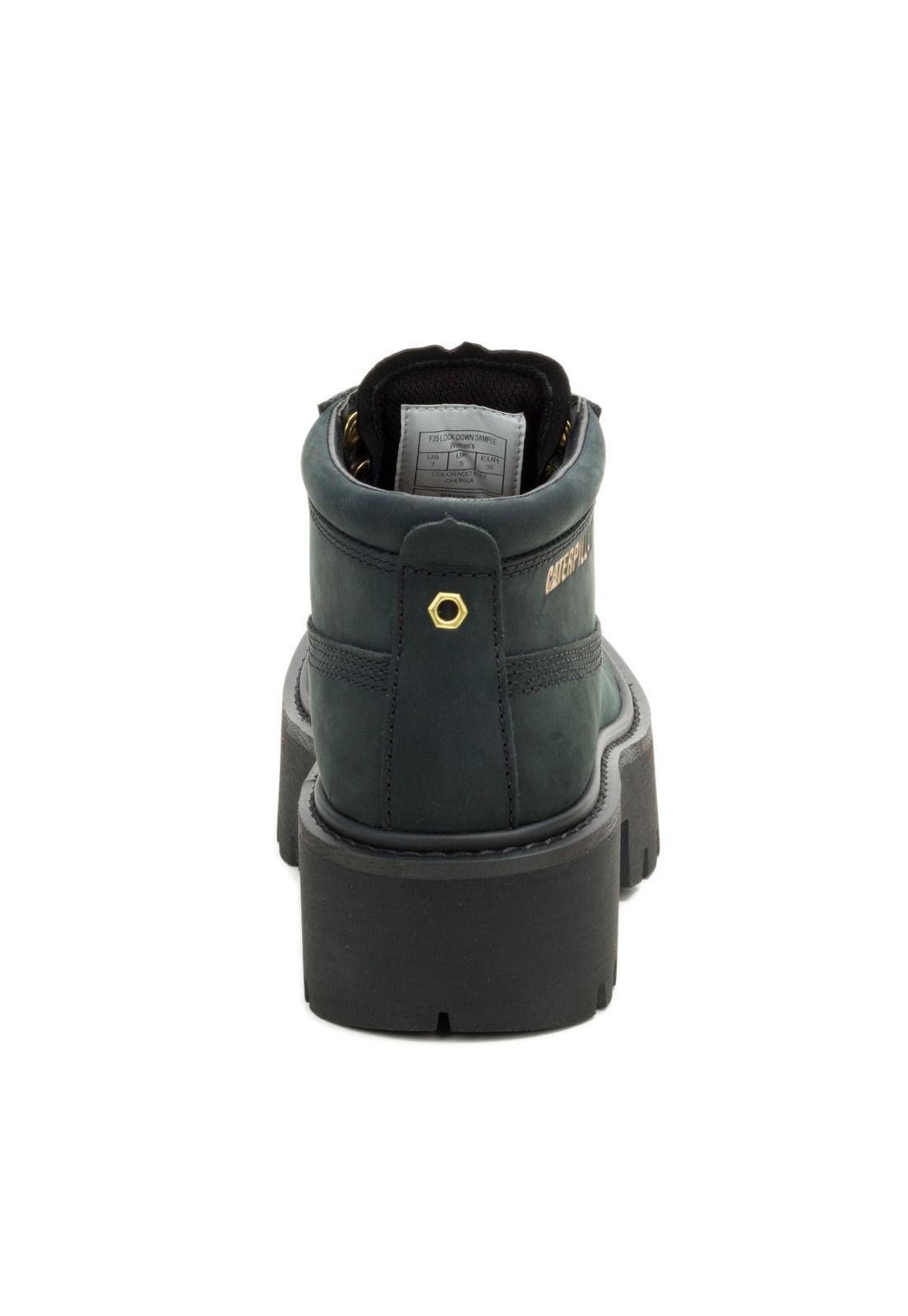 Botín Colorado Max Chukka Mujer Negro-5