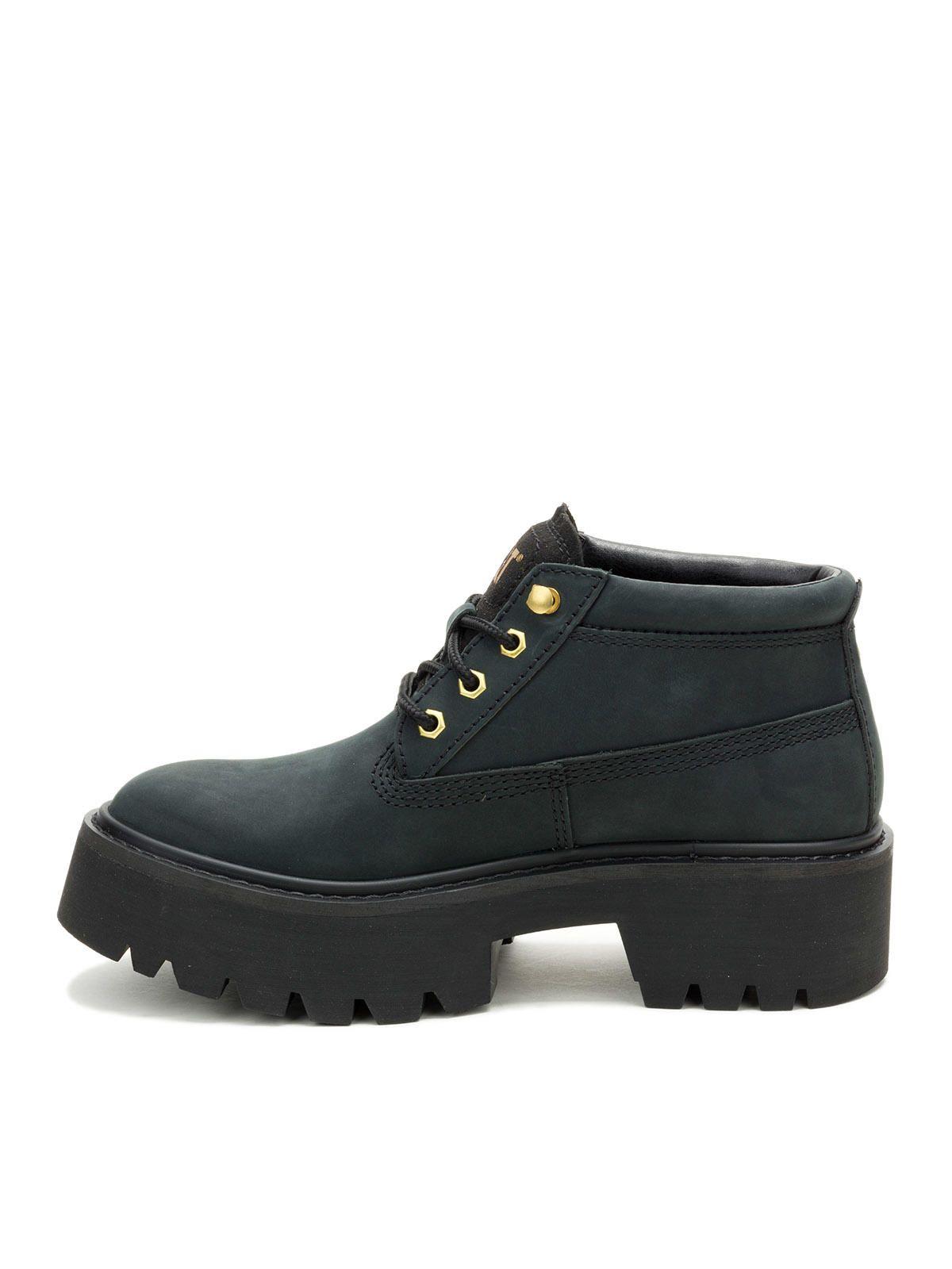Botín Colorado Max Chukka Mujer Negro-3