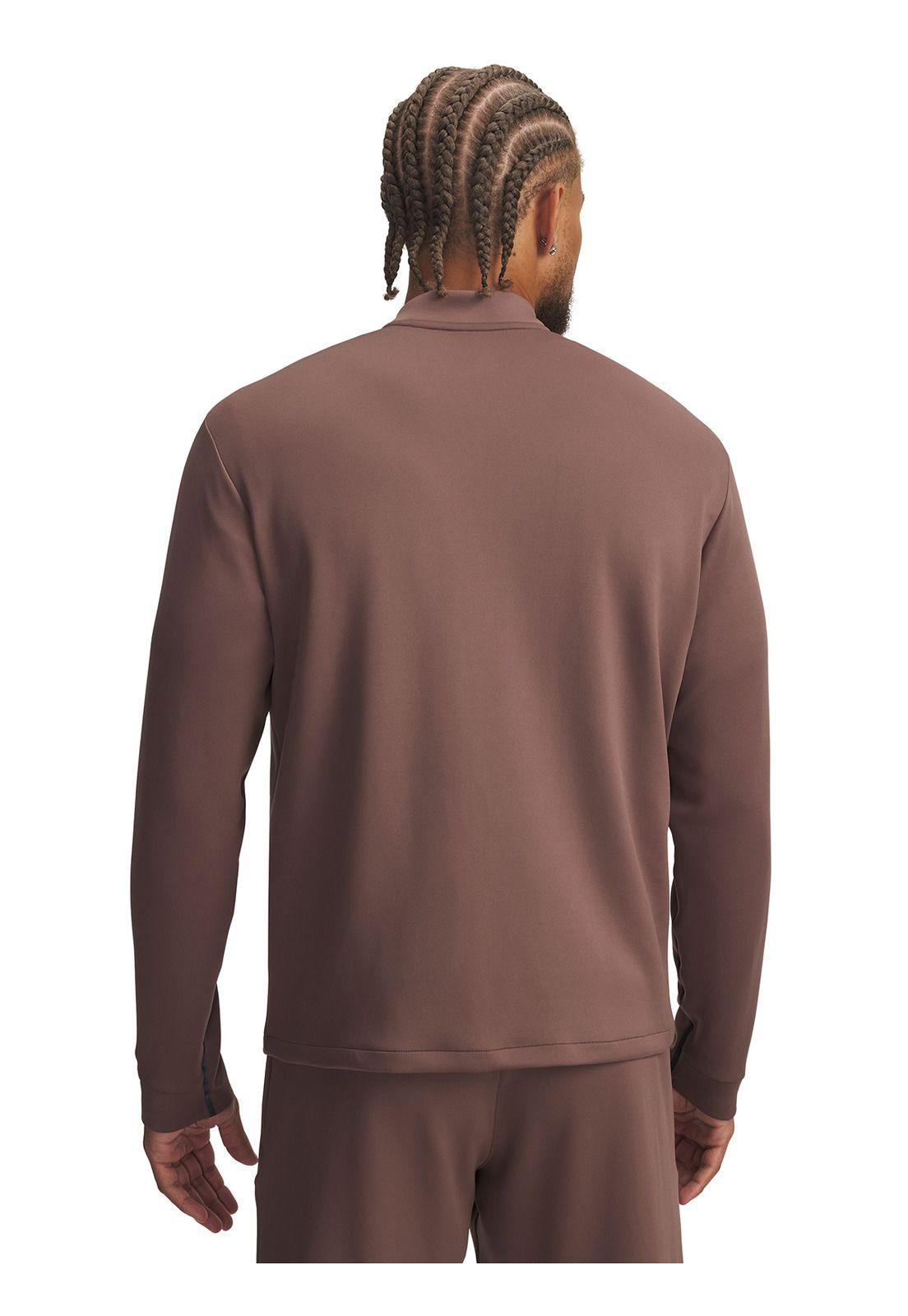 Chaqueta de Basketball para Hombre Drive Pro Café -1