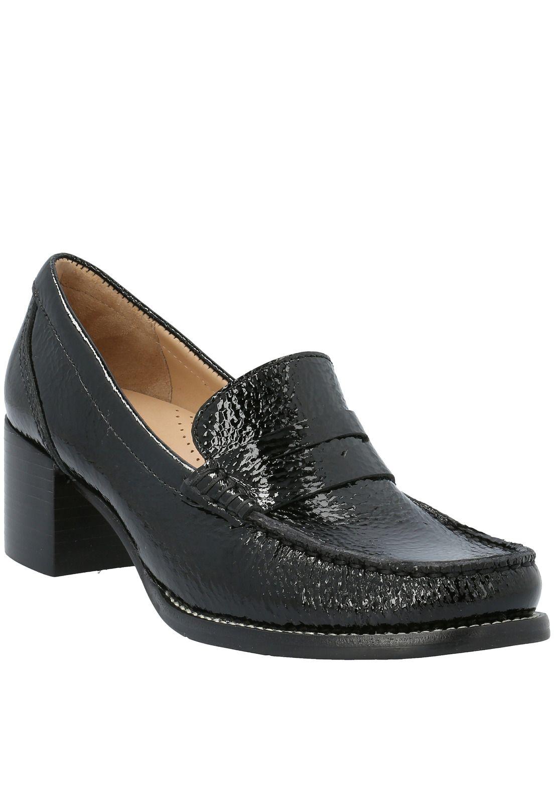 Zapato Cuero Mujer Ringer Negro-0
