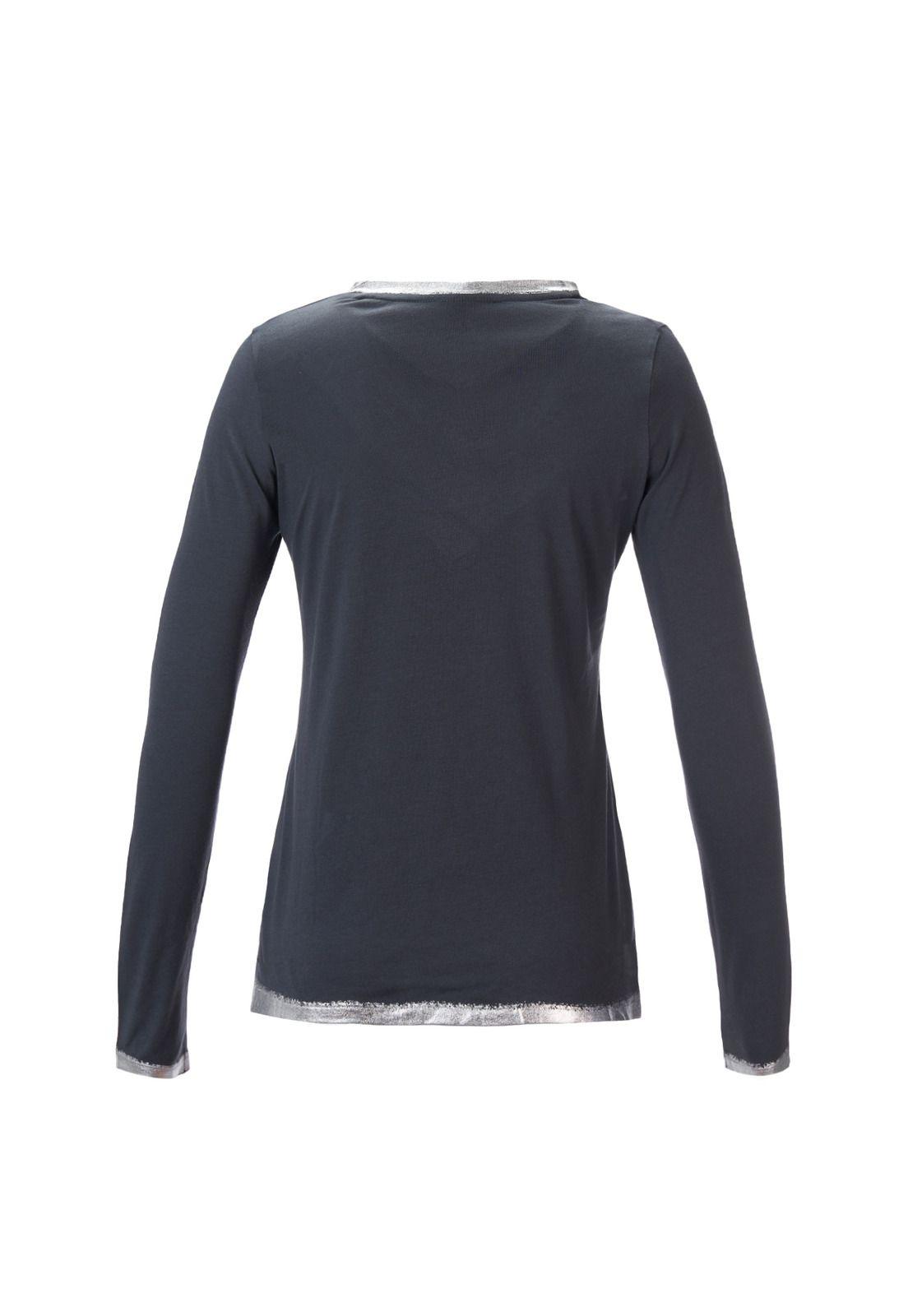 Polera M/L Mujer Poppyprint Gris-1