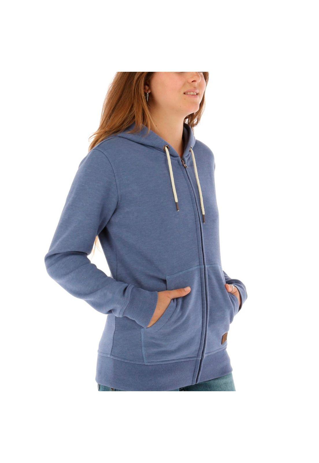 Poleron Mujer Driade Azul Burton-2