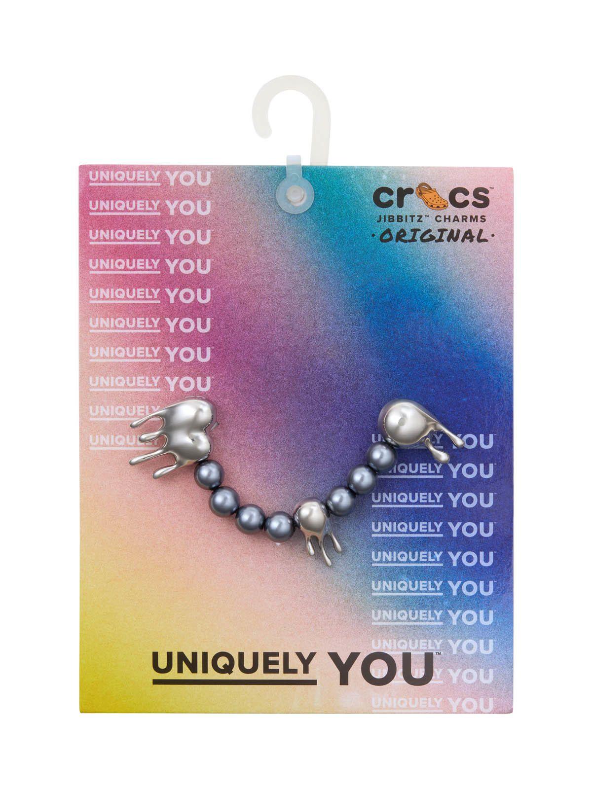 Jibbitz Cadena Plateada Derretida Plateado-3