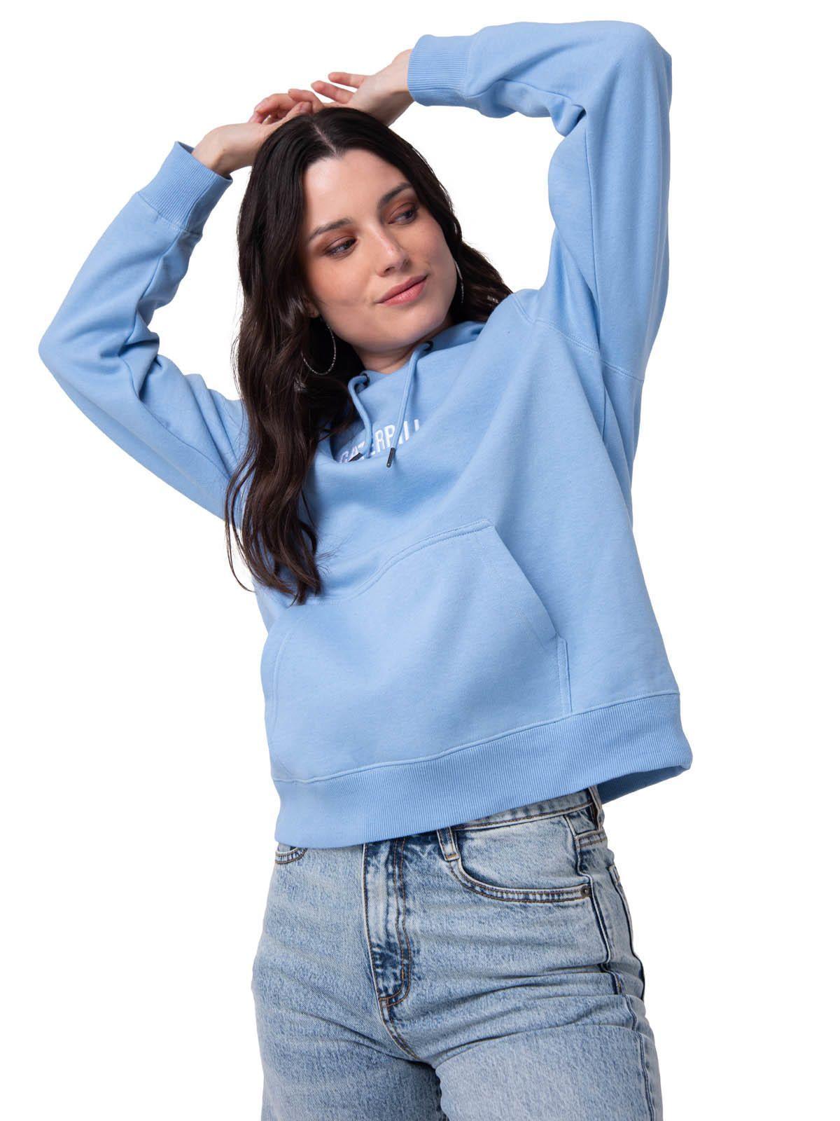 Polerón Mujer W Fleece Caterpillar Celeste-0