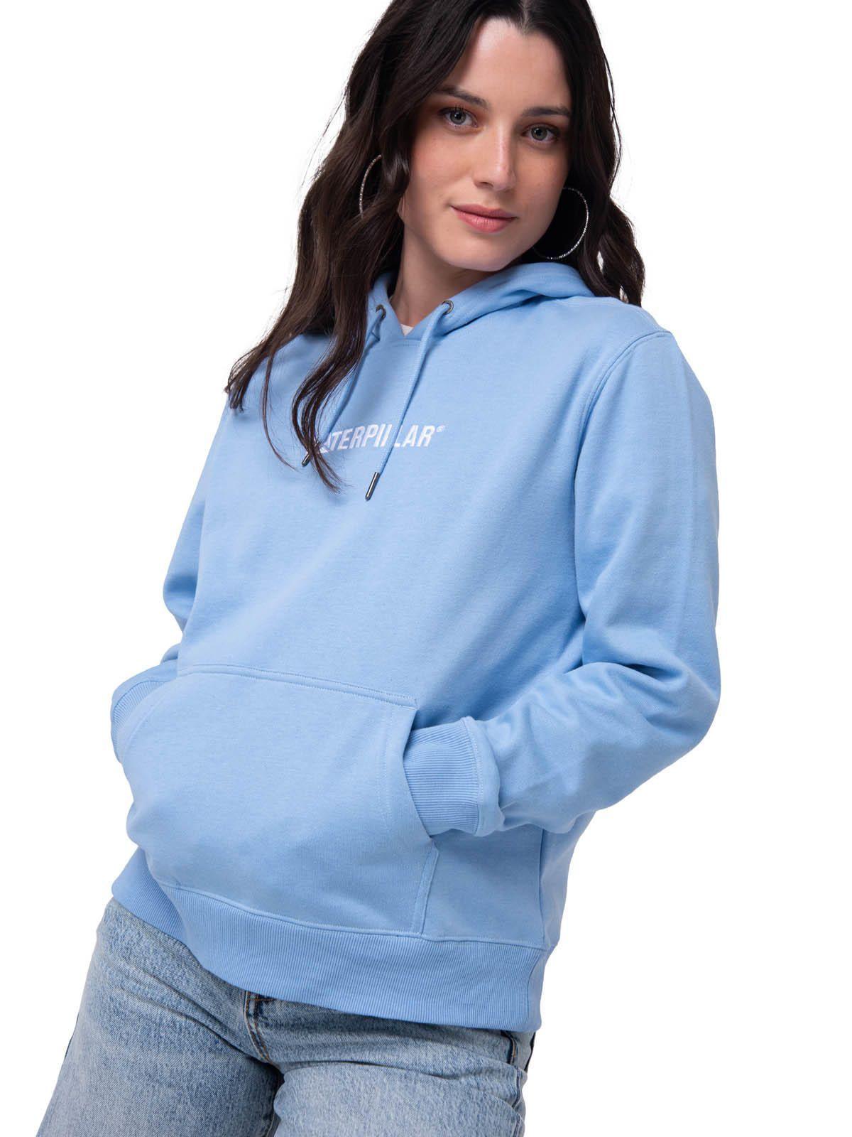 Polerón Mujer W Fleece Caterpillar Celeste-1